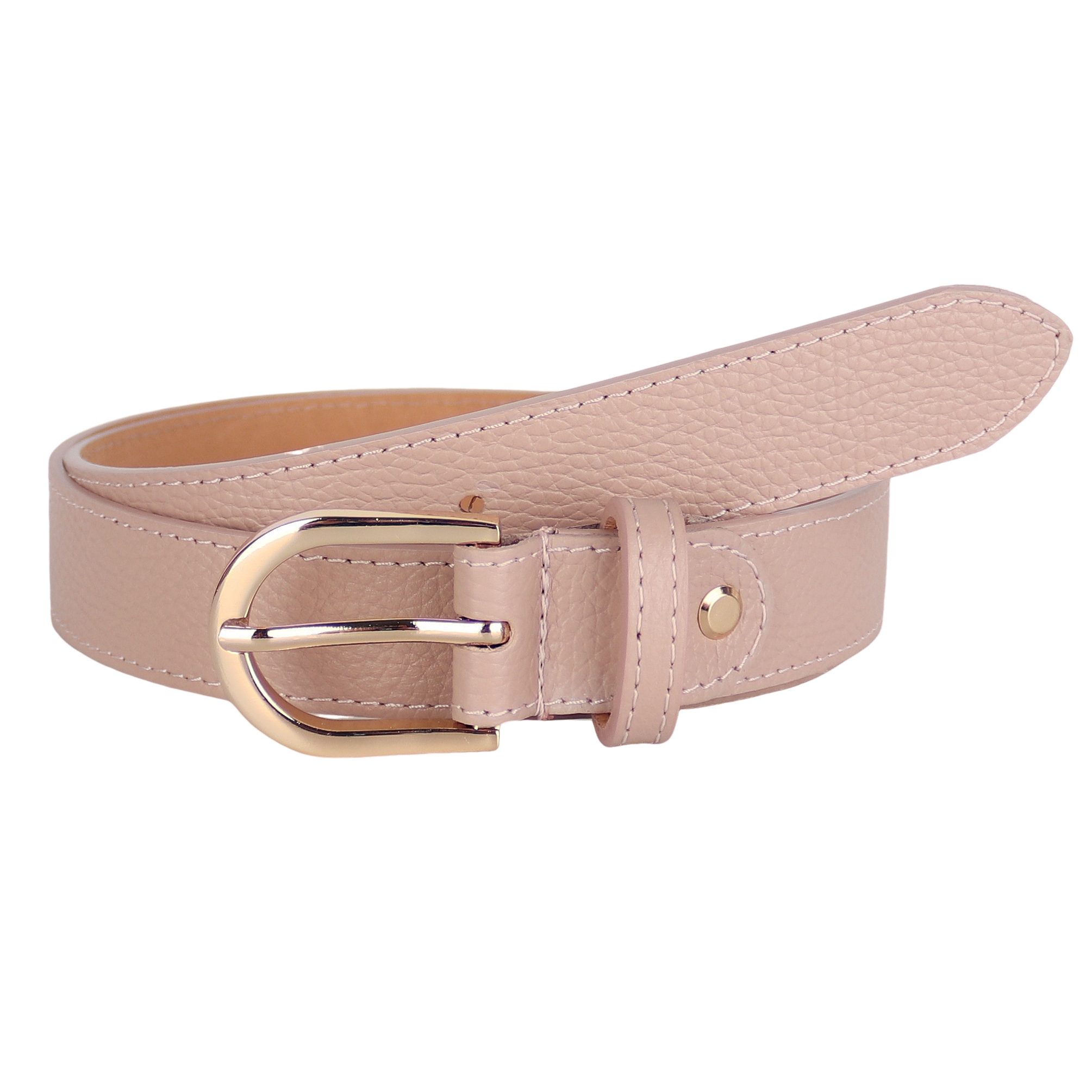 MIRROSI Ledergürtel Damen Herren Gürtel, Made in Italy, 3cm breit (Passt fast zu jeder Hosenschlaufe, aus Echtem Leder)