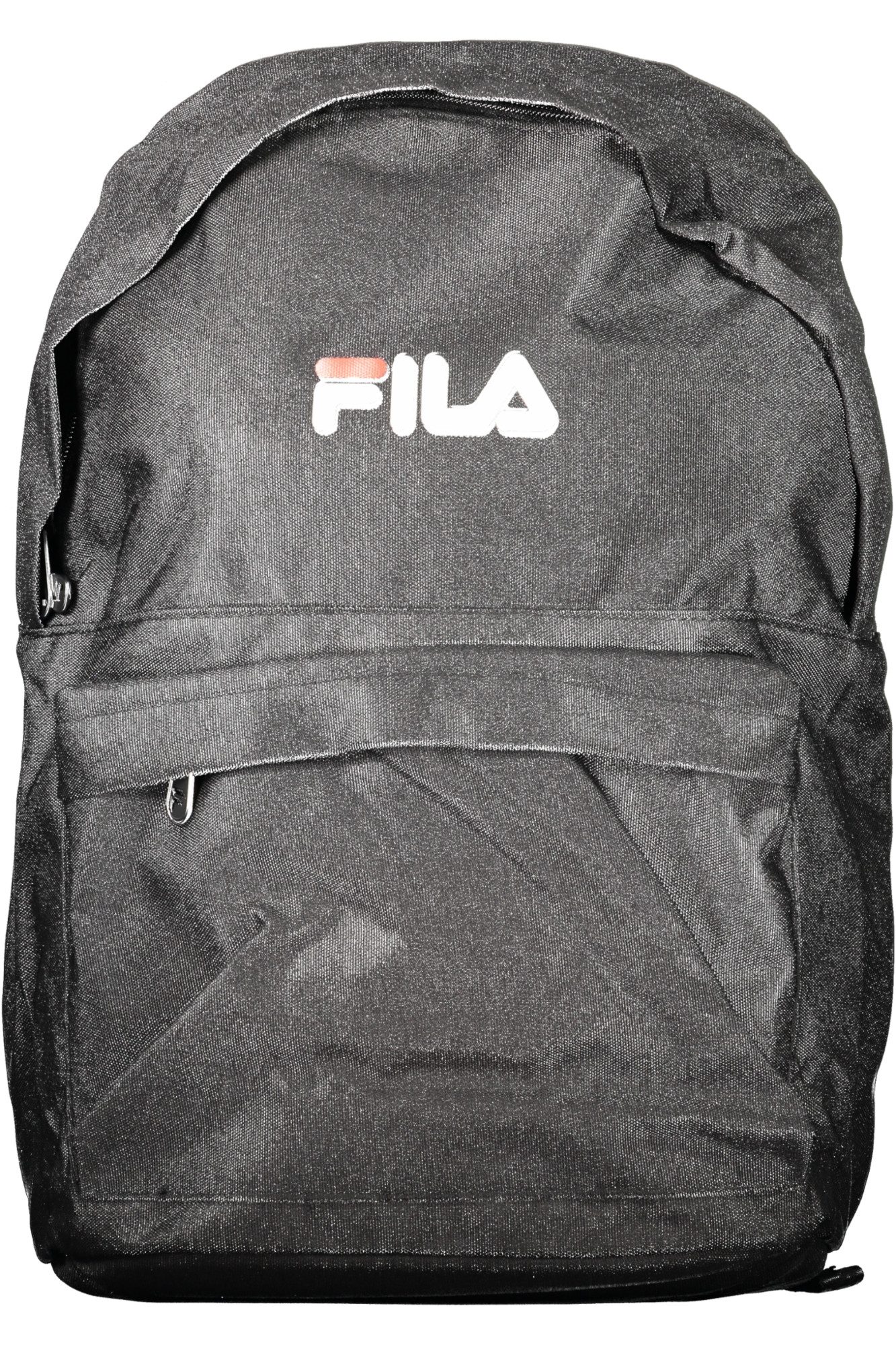 Fila Rucksack, Stylischer schwarzer Herrenrucksack mit Logo und verstellbaren Gurten