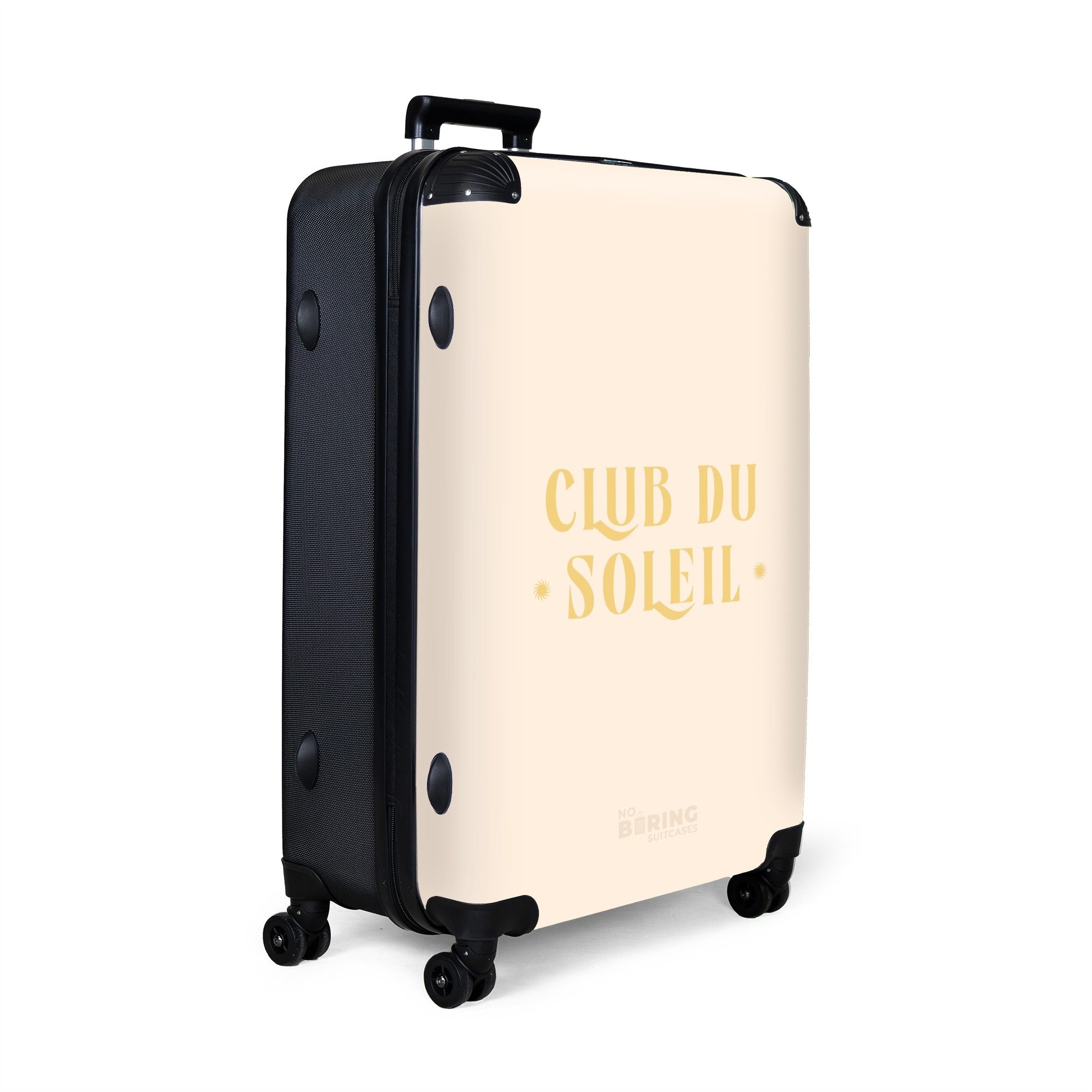 NoBoringSuitcases.com© Hartschalen-Trolley Das Zitat "club du günstig online kaufen
