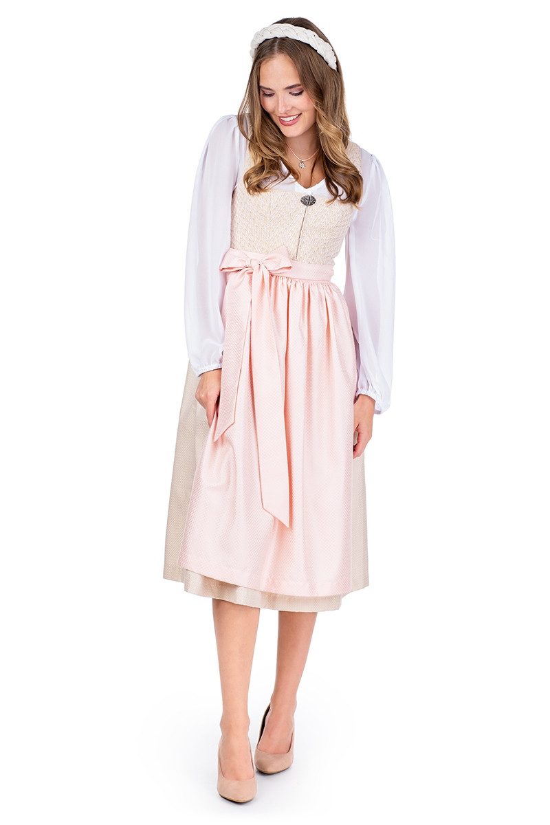MarJo Dirndl Midi Dirndl 2tlg. - NEURIED - peach