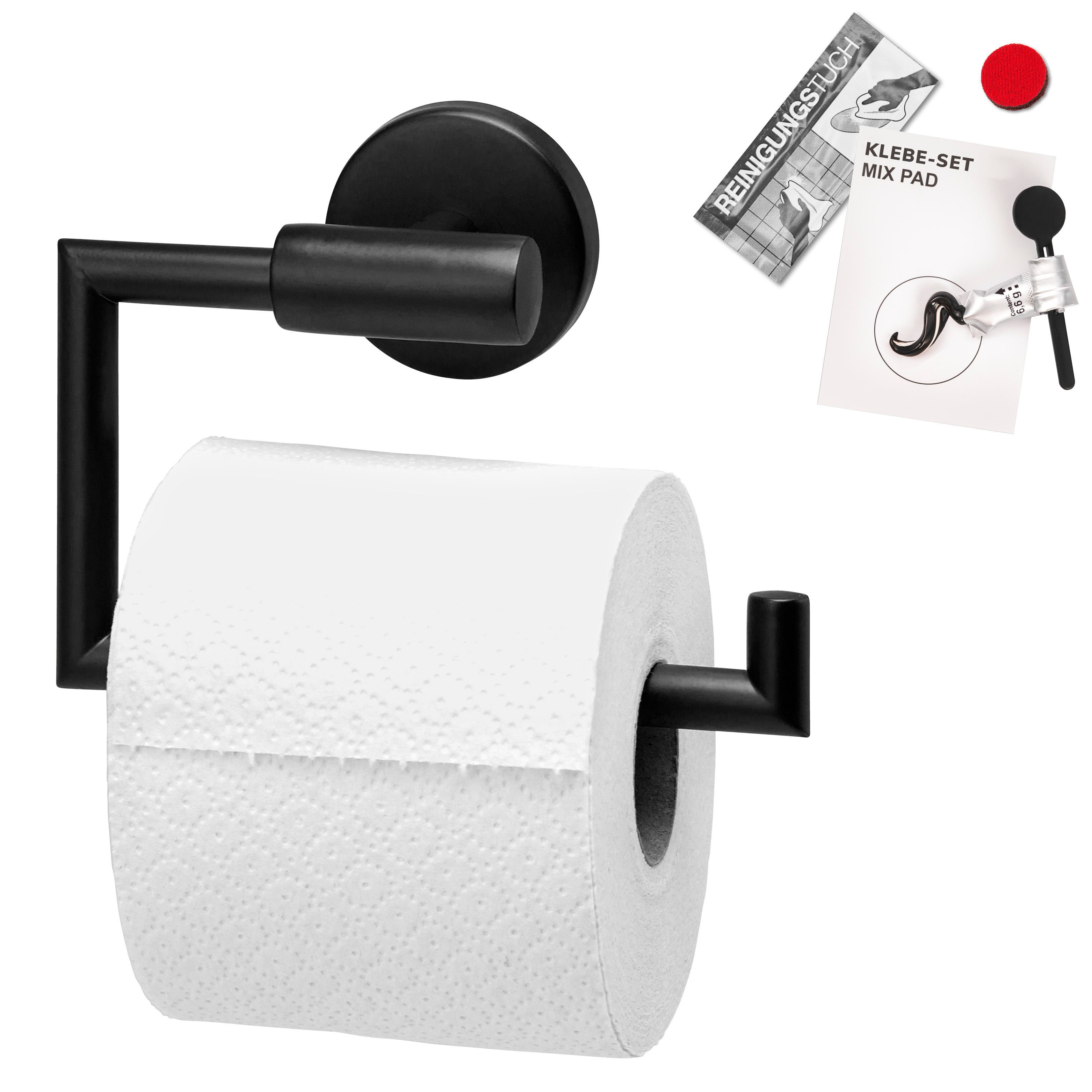 bremermann Toilettenpapierhalter Bad-Serie PIAZZA BLACK - günstig online kaufen