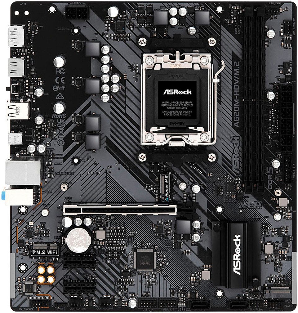 Asrock A620M-HDV/M.2 Mainboard