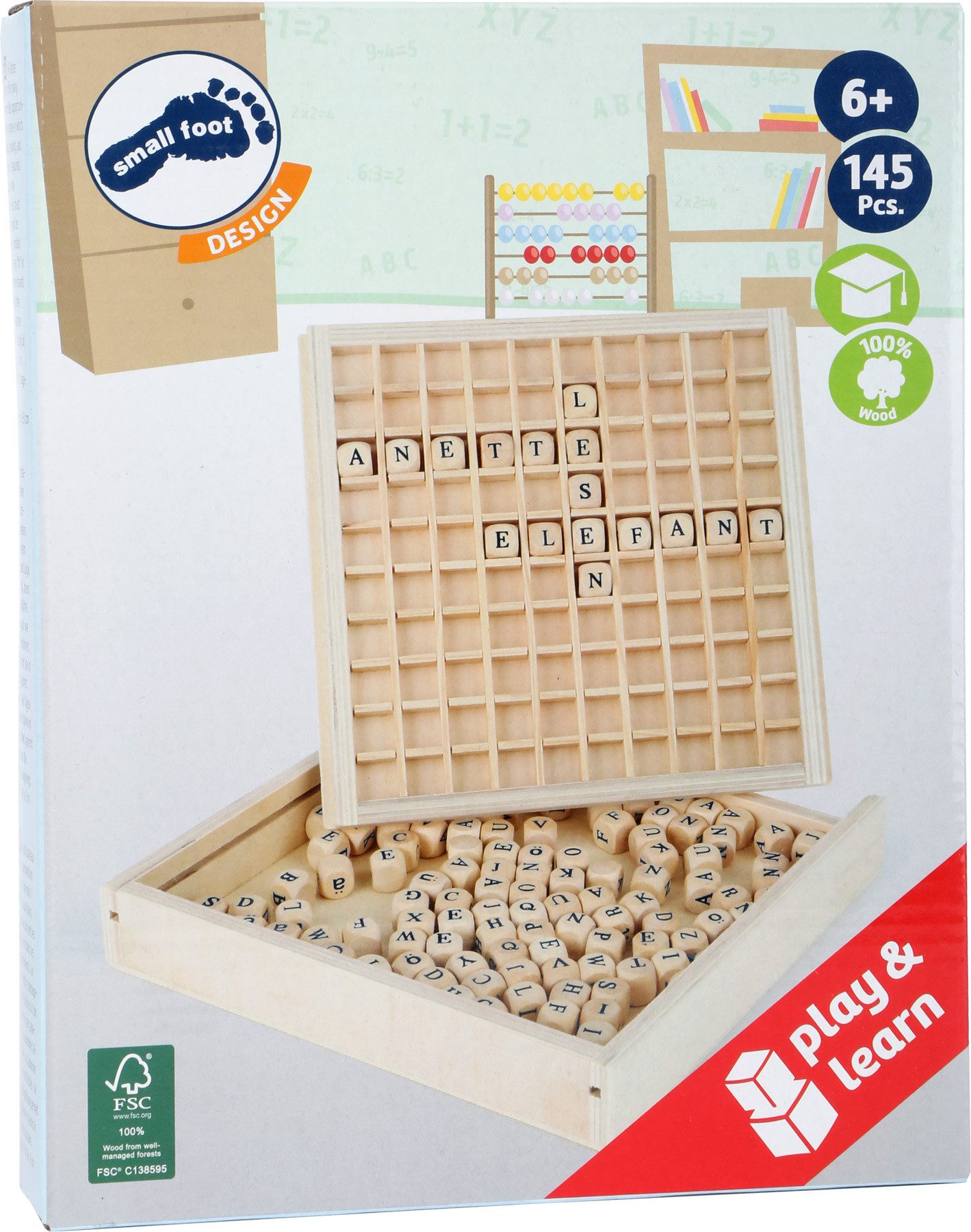 Small Foot Lernspielzeug Wörter legen, Educate