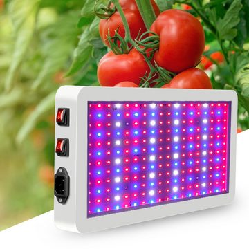 Avisto Pflanzenlampe LED Pflanzenlicht volles Spektrum Indoor Pflanzenwachstumslicht, 216 Anzahl der LED-Perlen, IP65 Wasserdichtigkeit, Duale Schalterkonstruktion