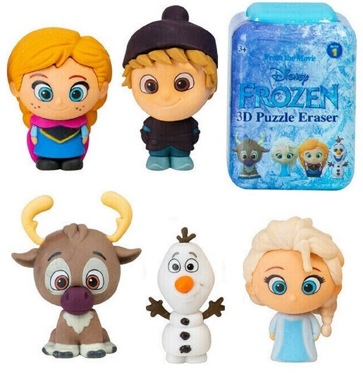 Disney Puzzle Radiergummi 3D-Puzzle Frozen Überraschungspaket günstig online kaufen