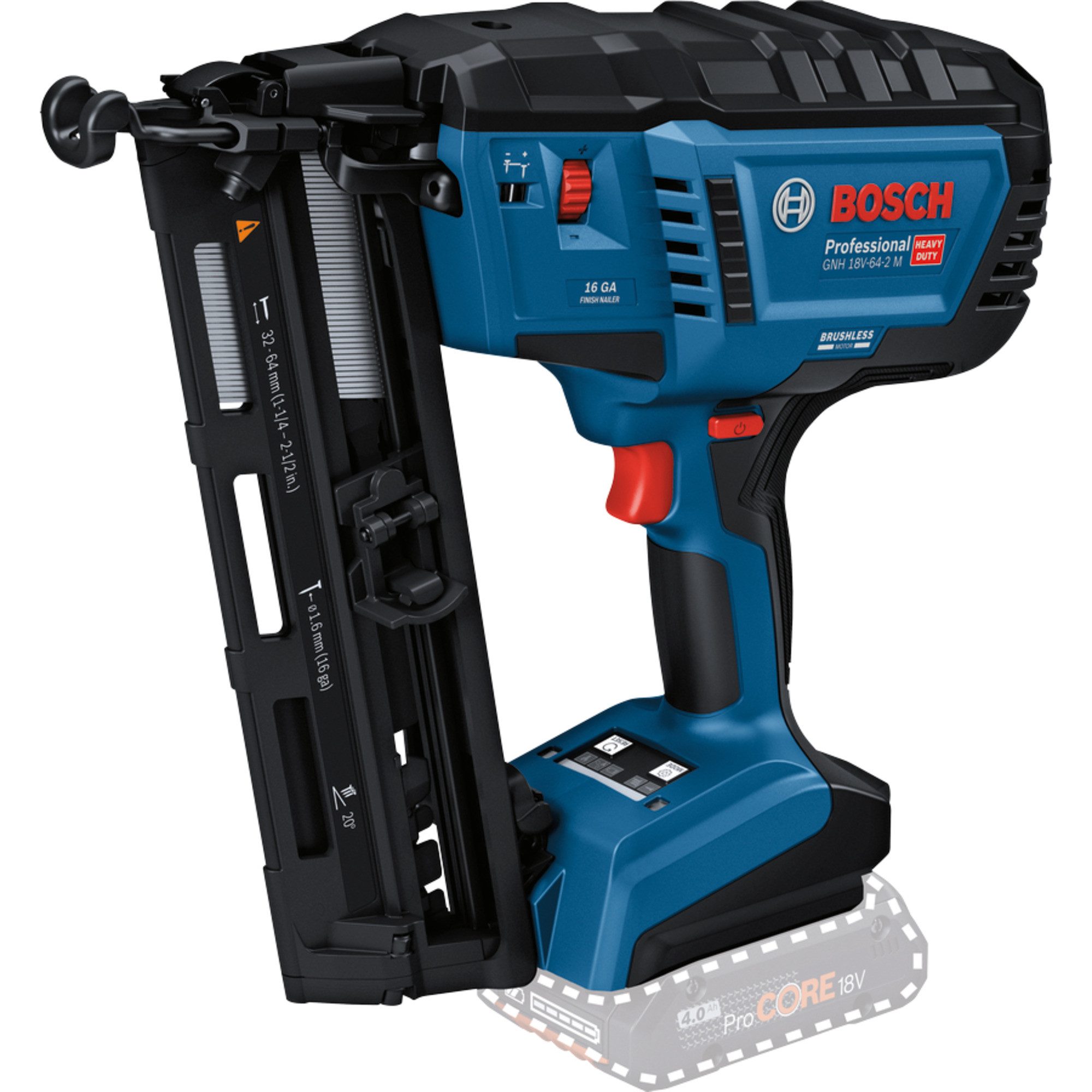 Bosch Professional Bosch Professional Akku-Holznagler GNH 18V-64-2 M Akku