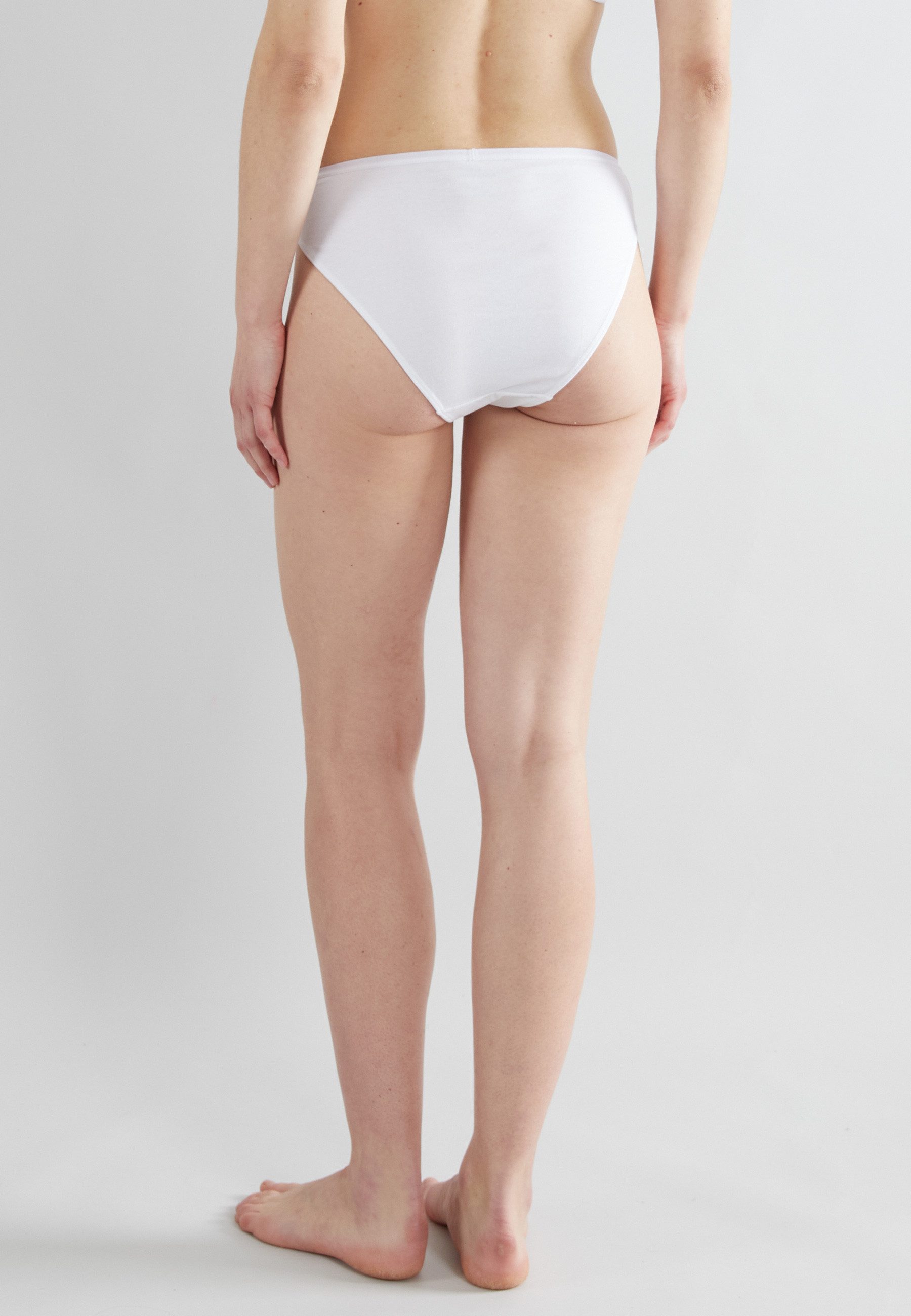 GÖTZBURG Slip GÖTZBURG Damen Slip weiß uni 5er Pack (5-St)