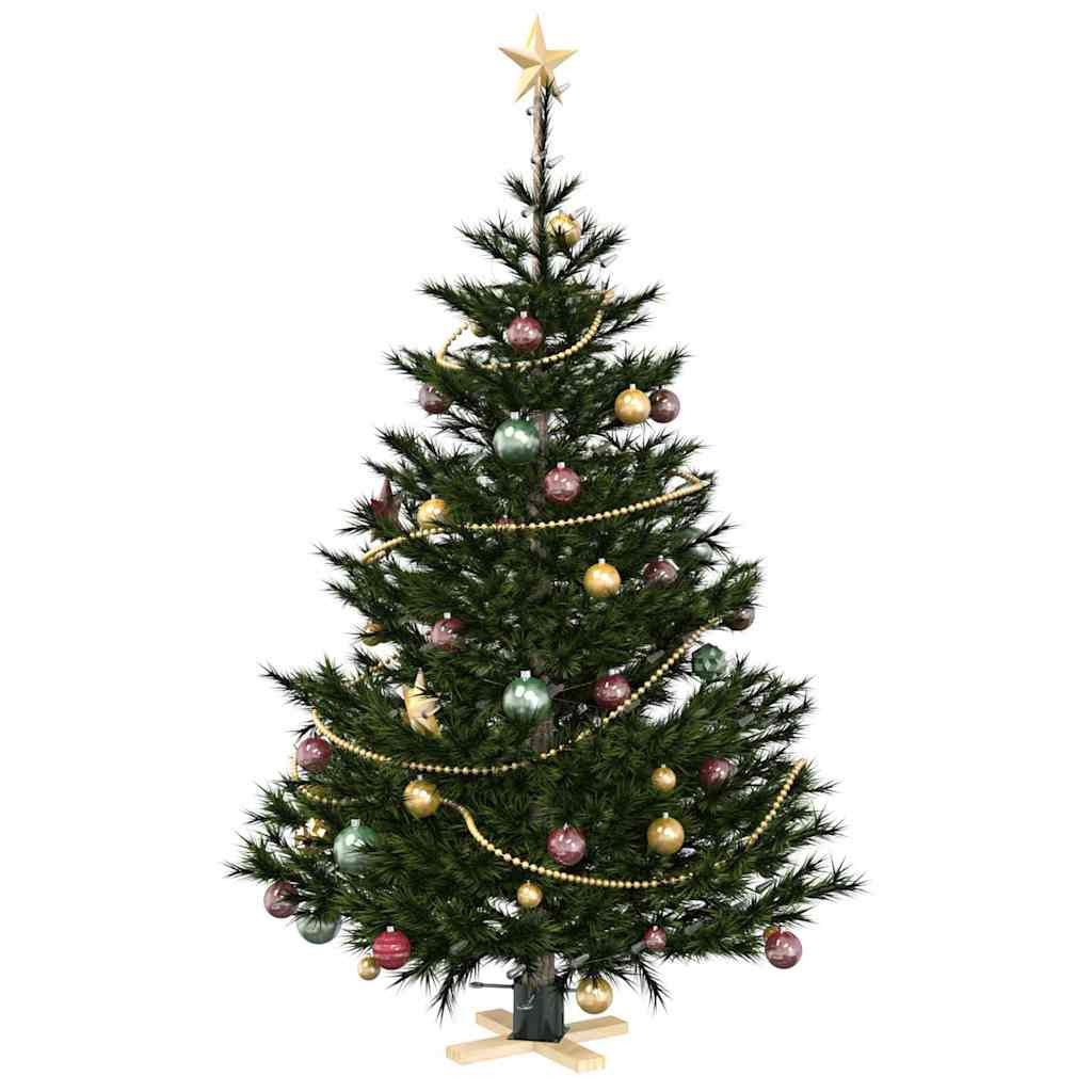 vidaXL Christbaumständer Weihnachtsbaumständer Grün 50 x 50 x 16 cm Massives Kiefernholz (1-tlg)