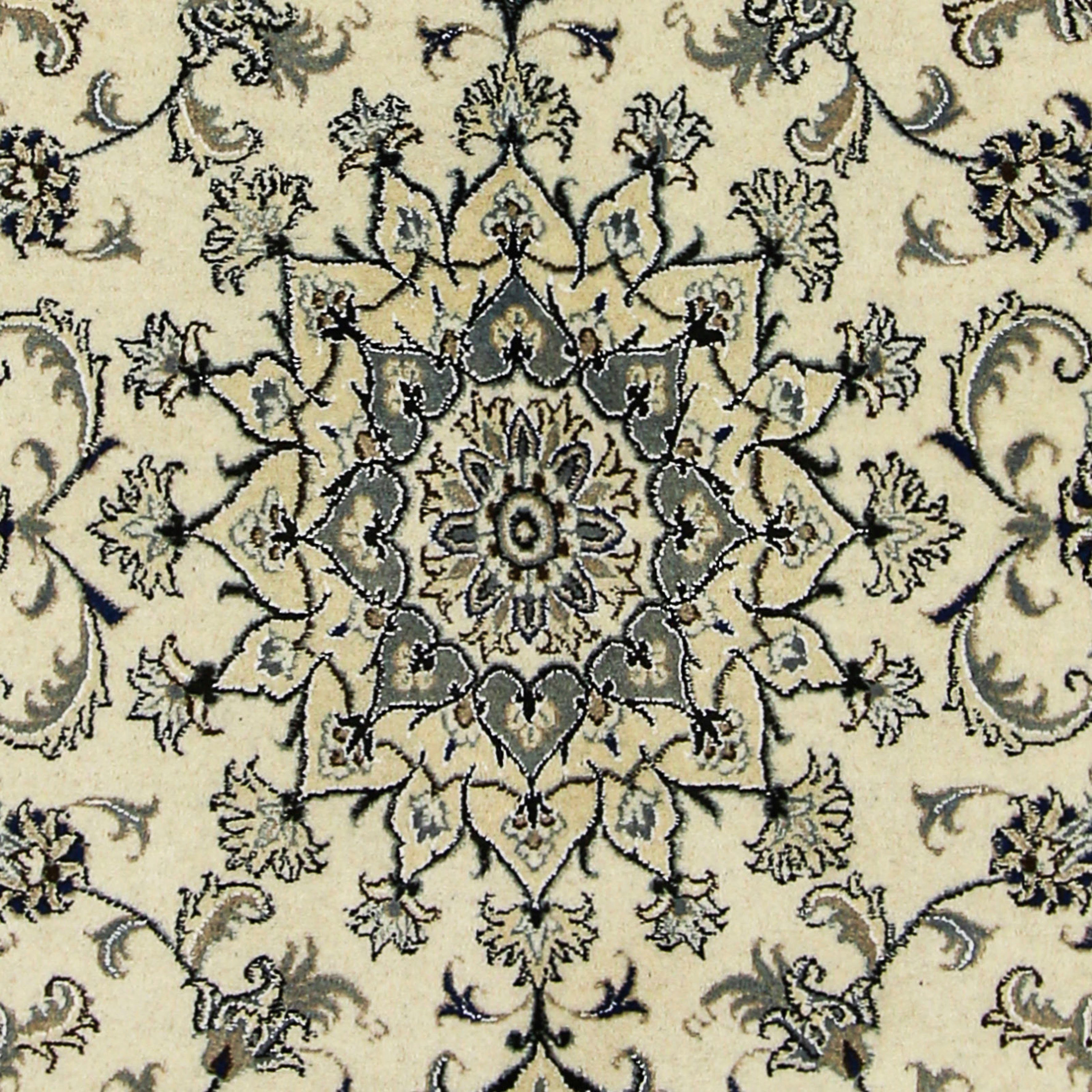 Orientteppich Perser Nain 165 mm, beige, Zertifikat cm - rechteckig, morgenland, Handgeknüpft, Höhe: 230 Einzelstück - x 12 mit - Wohnzimmer