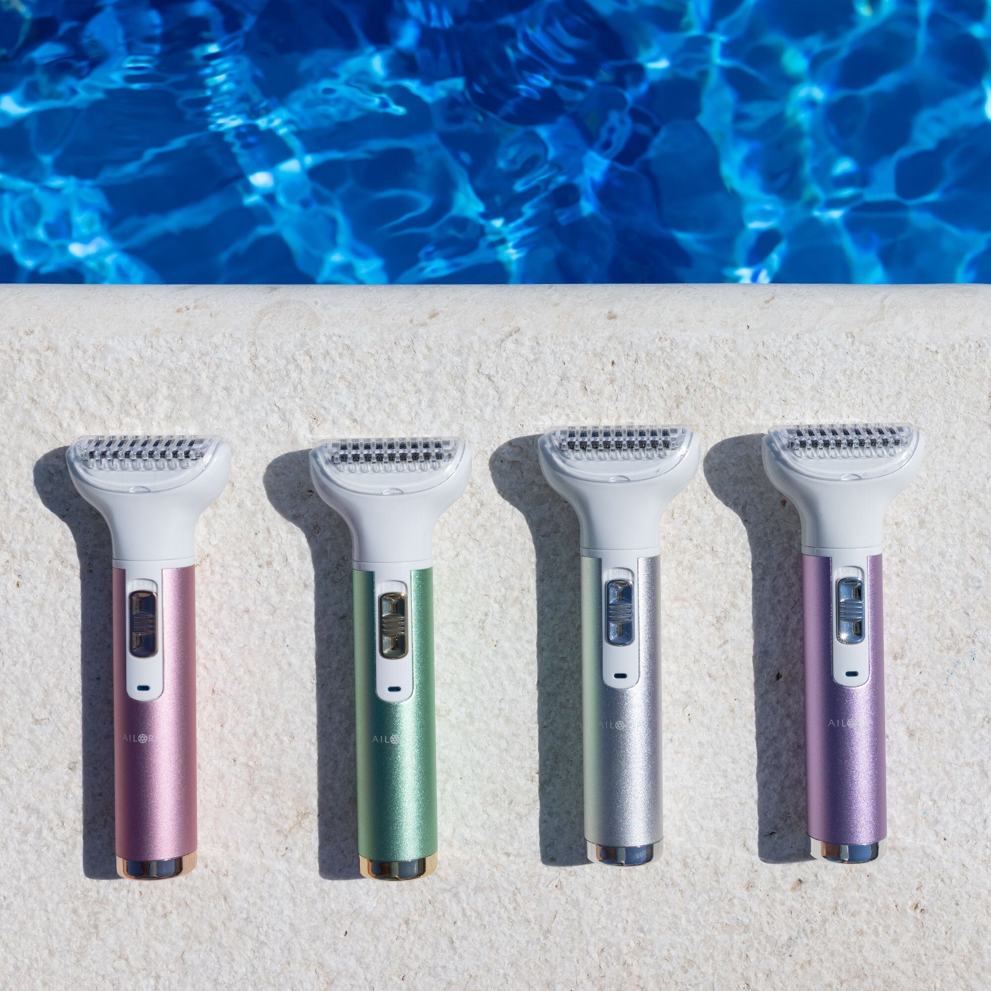 AILORIA Haarentferner-Set EVAPORE Körperrasierer USB, Aufsätze: 1, Körperrasierer USB