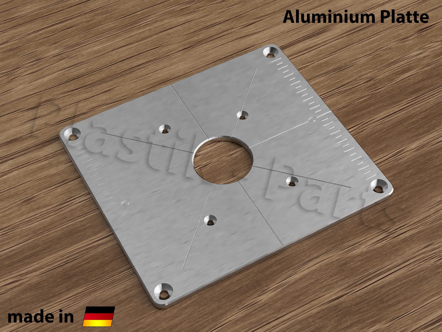 Fräser-Set ALU Befestigungsplatte Einlegeplatte Festool OF900 OF1000 OF1010