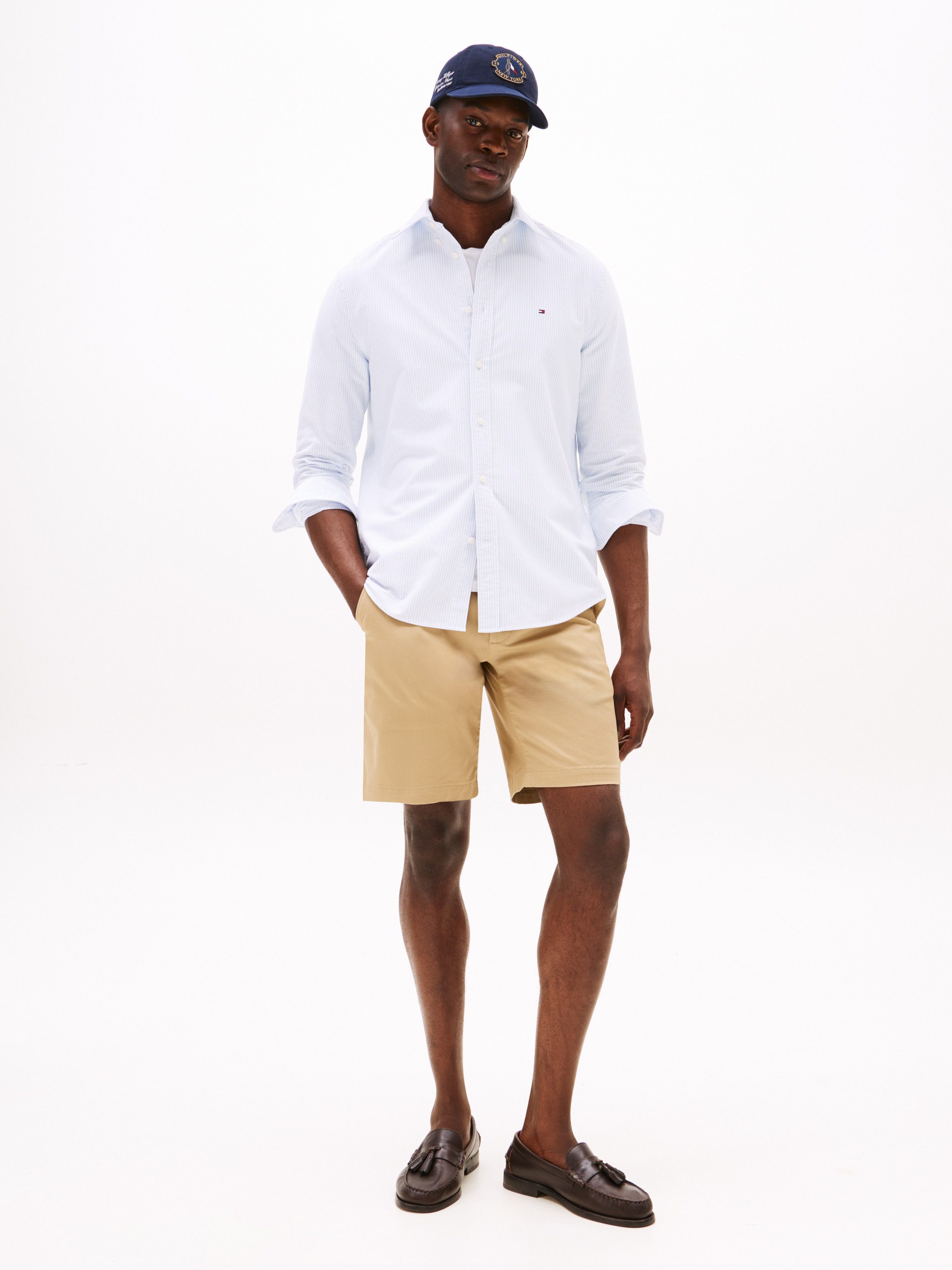 Tommy Hilfiger Langarmhemd HERITAGE OXFORD STRIPE günstig online kaufen
