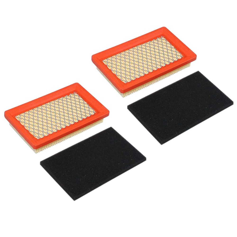 Trade-Shop Ersatzfilter 2x inkl. Vorfilter passend für MTD Thorx / OHV 1P61 EH Rasenmäher, Zubehör für Rasenmäher / Rasenmäherroboter, Luftfilter-Set (Hauptfilter + Schaumstoff Vorfilter)