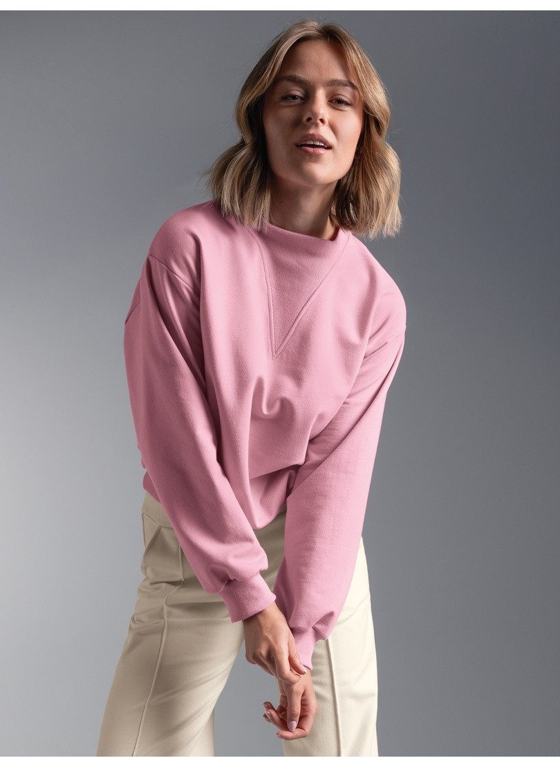 Trigema Sweatshirt TRIGEMA Sweatshirt im modischen Oversize-Look