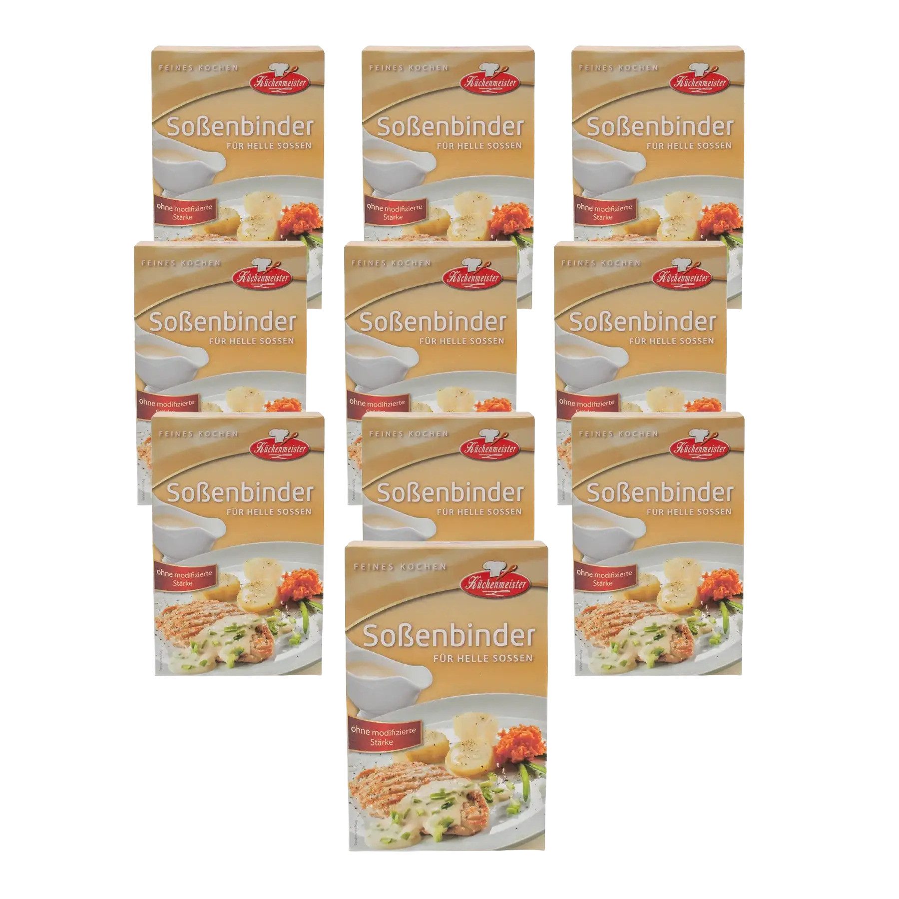 Bielmeier Saucenbinder BIELMEIER Soßenbinder hell 10x250 Gramm Küchenmeister Made in Germany, 1 x 2500 g