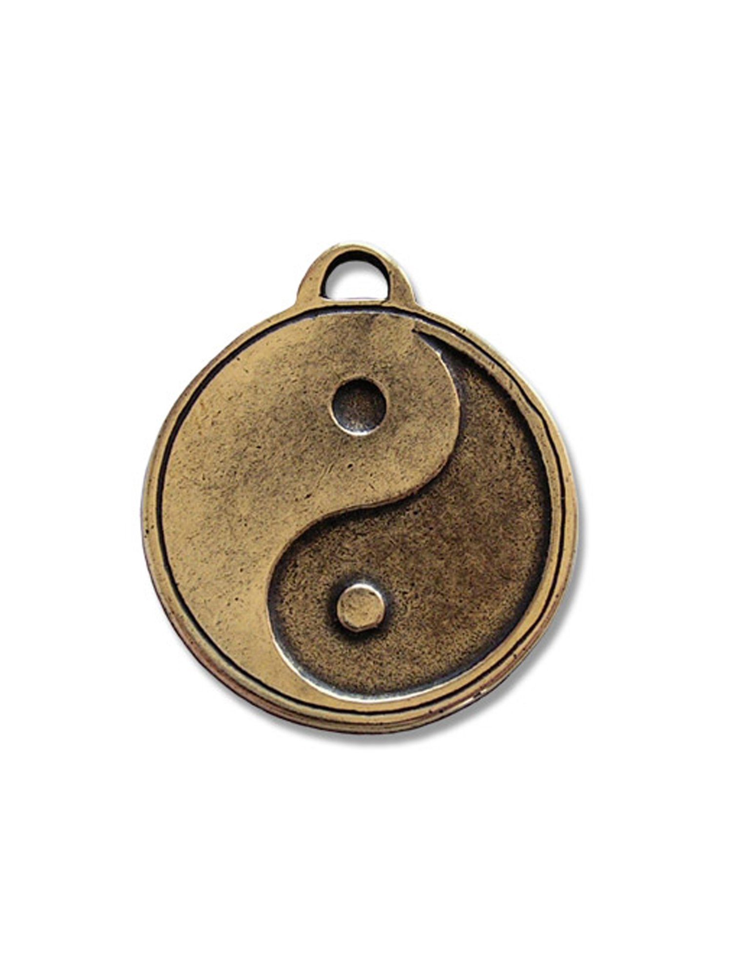 Damen Schmuck Adelia´s Amulett Alte Symbole Talisman, Yin Yang - Gleichgewicht der Gegensätze