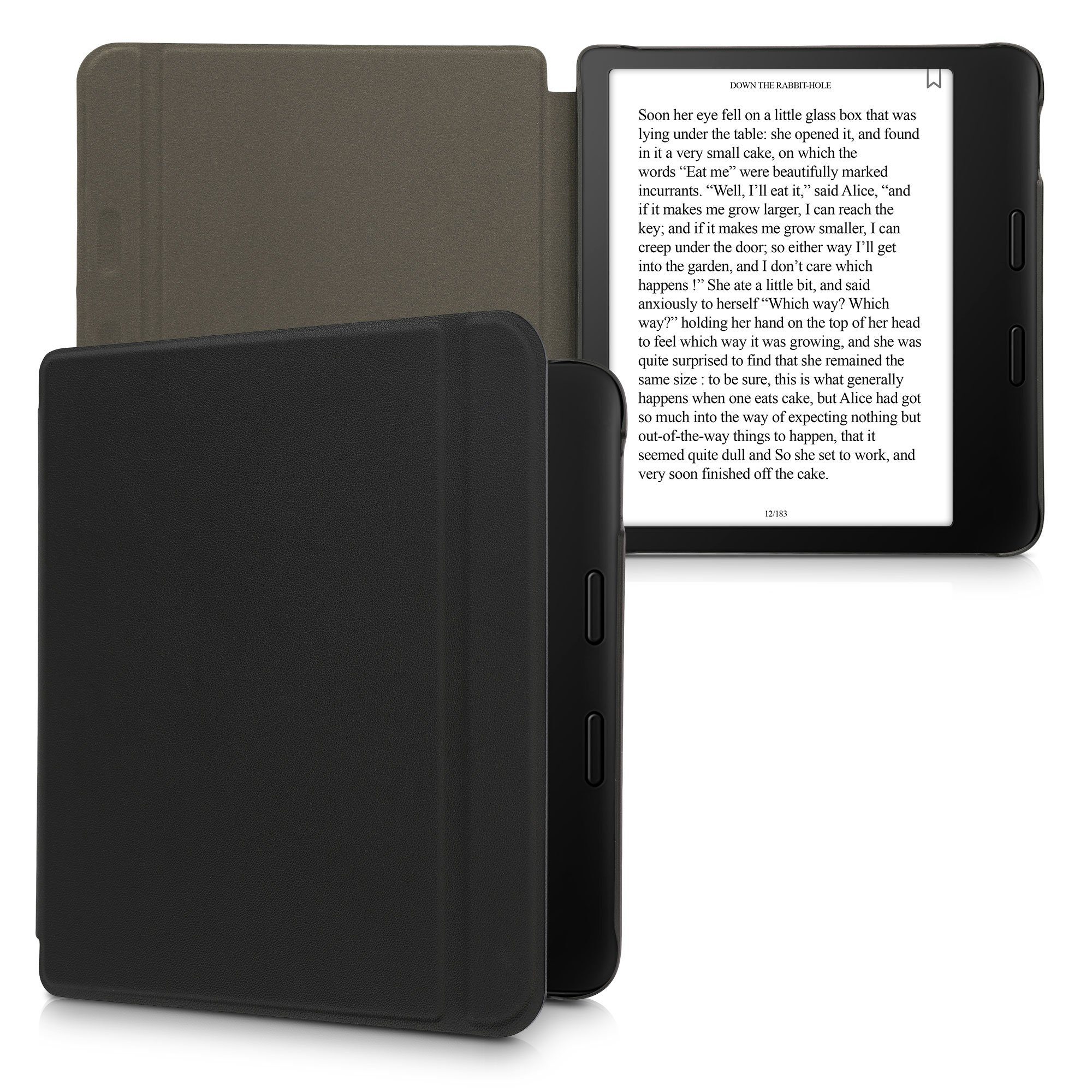 kalibri E-Reader-Hülle Hülle für Tolino Vision 6, Leder eBook eReader Schutzhülle - Flip Cover Case