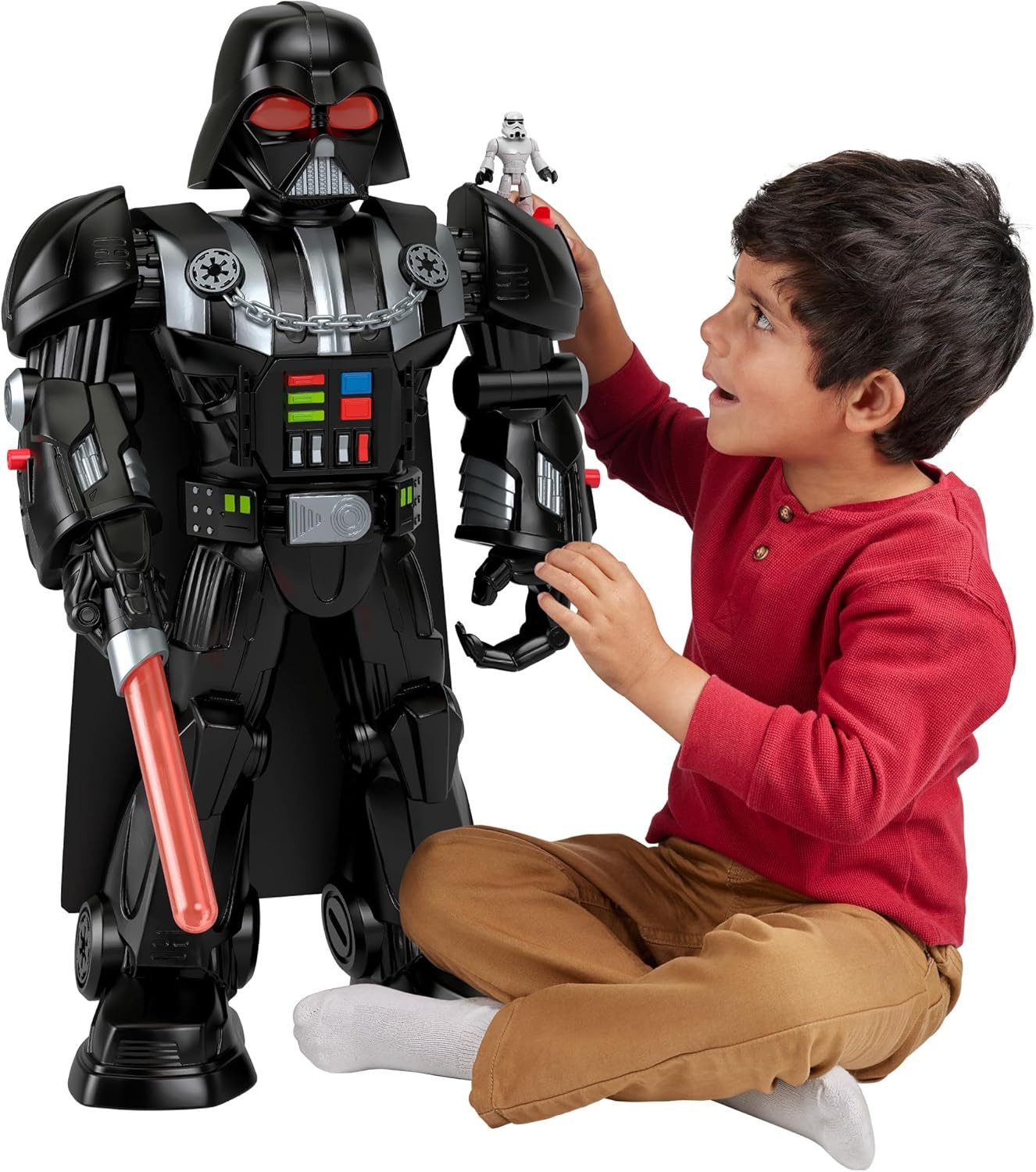 Fisher-Price® Actionfigur Fisher-Price Imaginext STAR WARS Darth Vader-Bot ca. 60 cm 3+ HXG51
