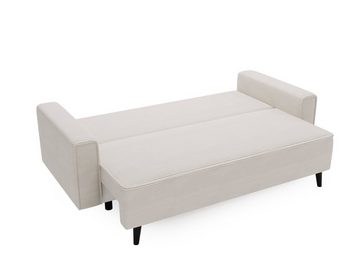 MOEBLO Schlafsofa MAST, Cord Sofa Couch aus Cordstoff Polstergarnitur Polstersofa Couchgarnitur für Wohnzimmer Sofagarnitur (BxHxT): 225x73x95cm, mit Schlaffunktion