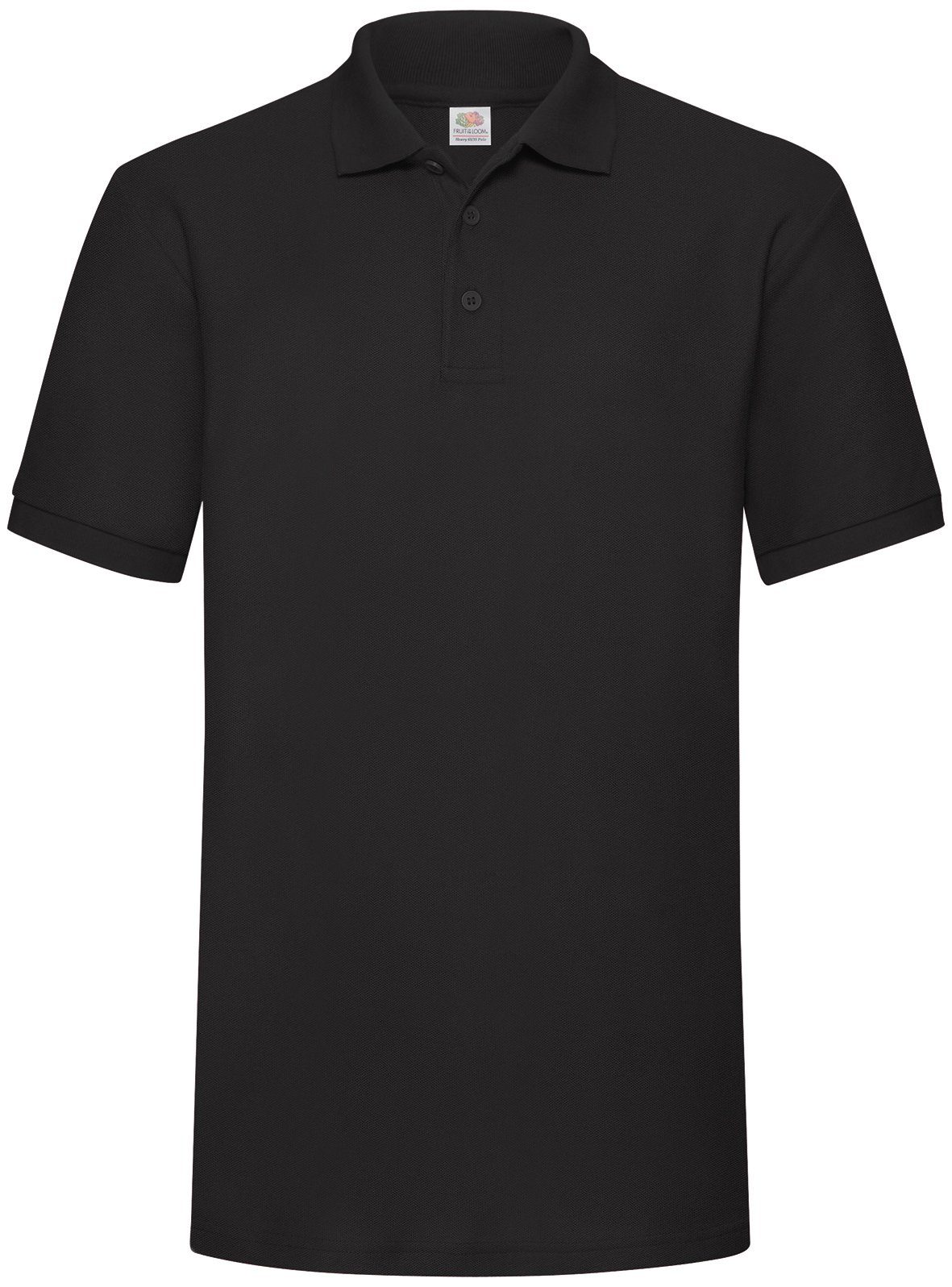 Fruit of the Loom Poloshirt Fruit of the Loom 65/35 Heavy Polo schwarz | Poloshirts