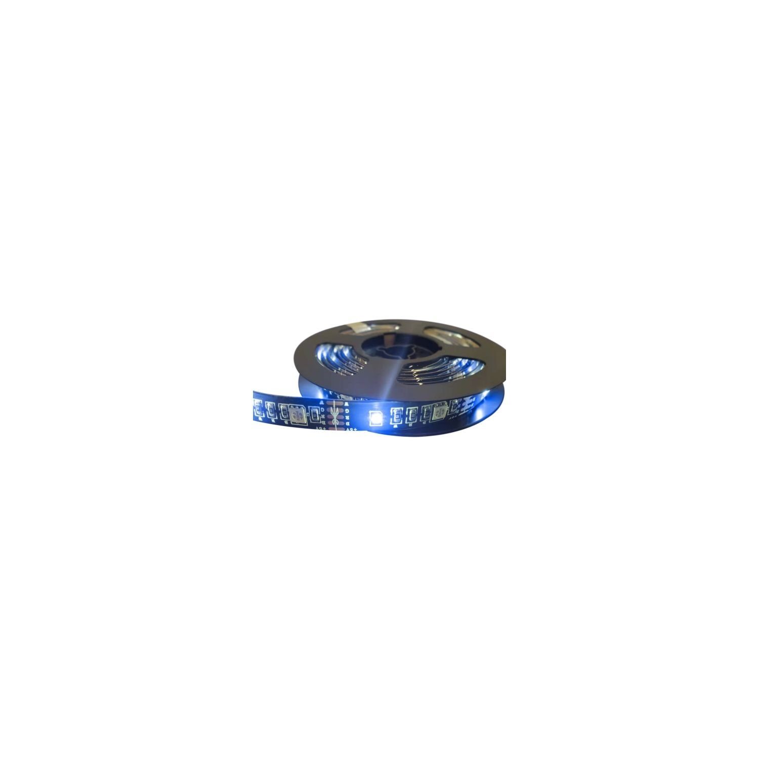 DELTACO LED-Streifen SH-LS2MUSB Smarter USB LED Lichtstreifen/LED Strip RGB 2m, über Bluetooth, schneidbar