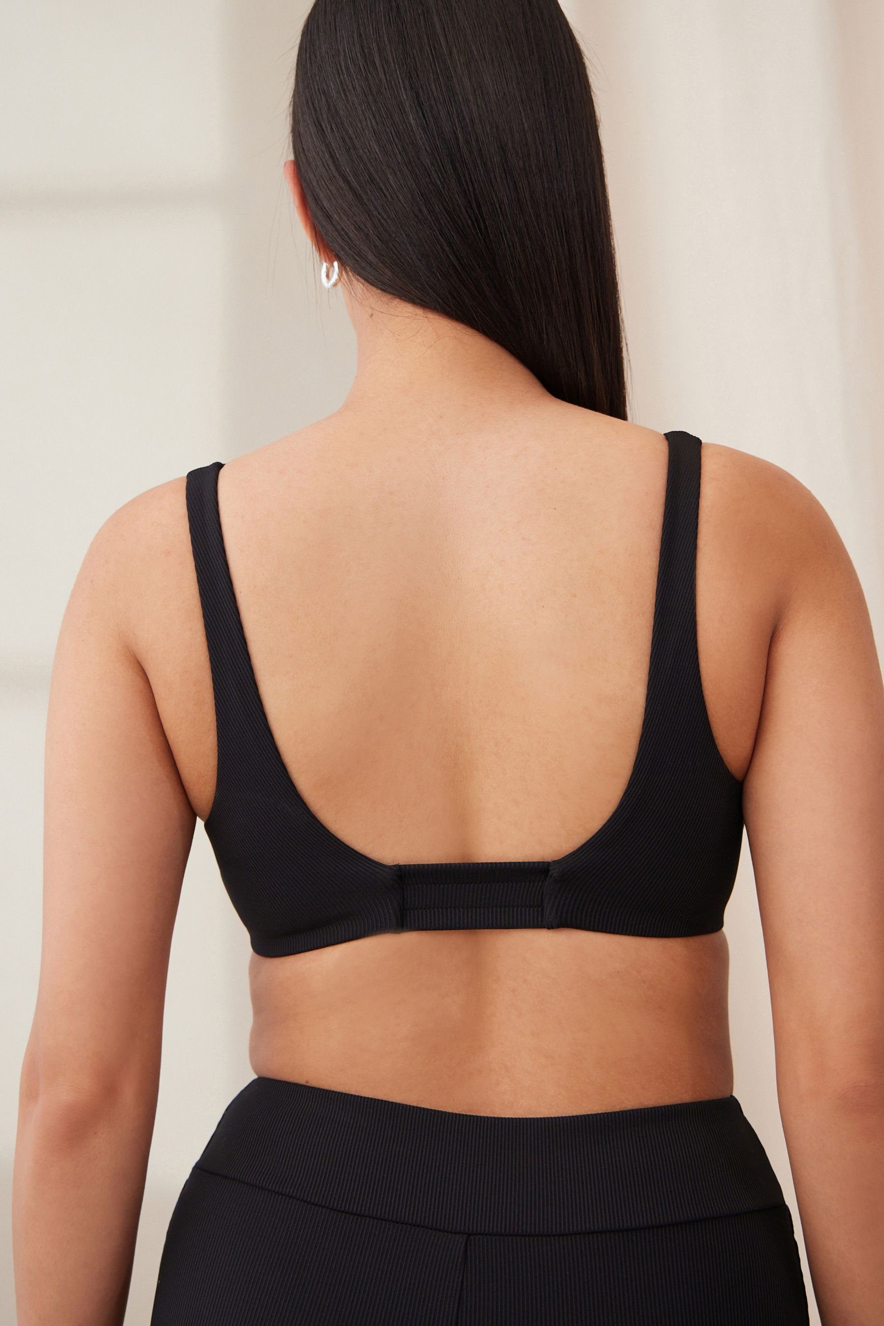 self Dekolleté-BH Self. Gerippter bügelloser Dekolleté-BH Bustier (1-tlg)