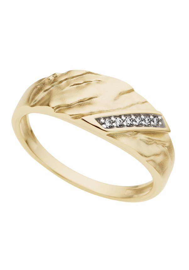 Firetti Fingerring Schmuck Geschenk Gold 333 Damenring Goldring, zu Kleid,  Shirt, Jeans, Sneaker! Anlass Geburtstag Weihnachten, Damenaccessoires als  optisches Highlight am Finger