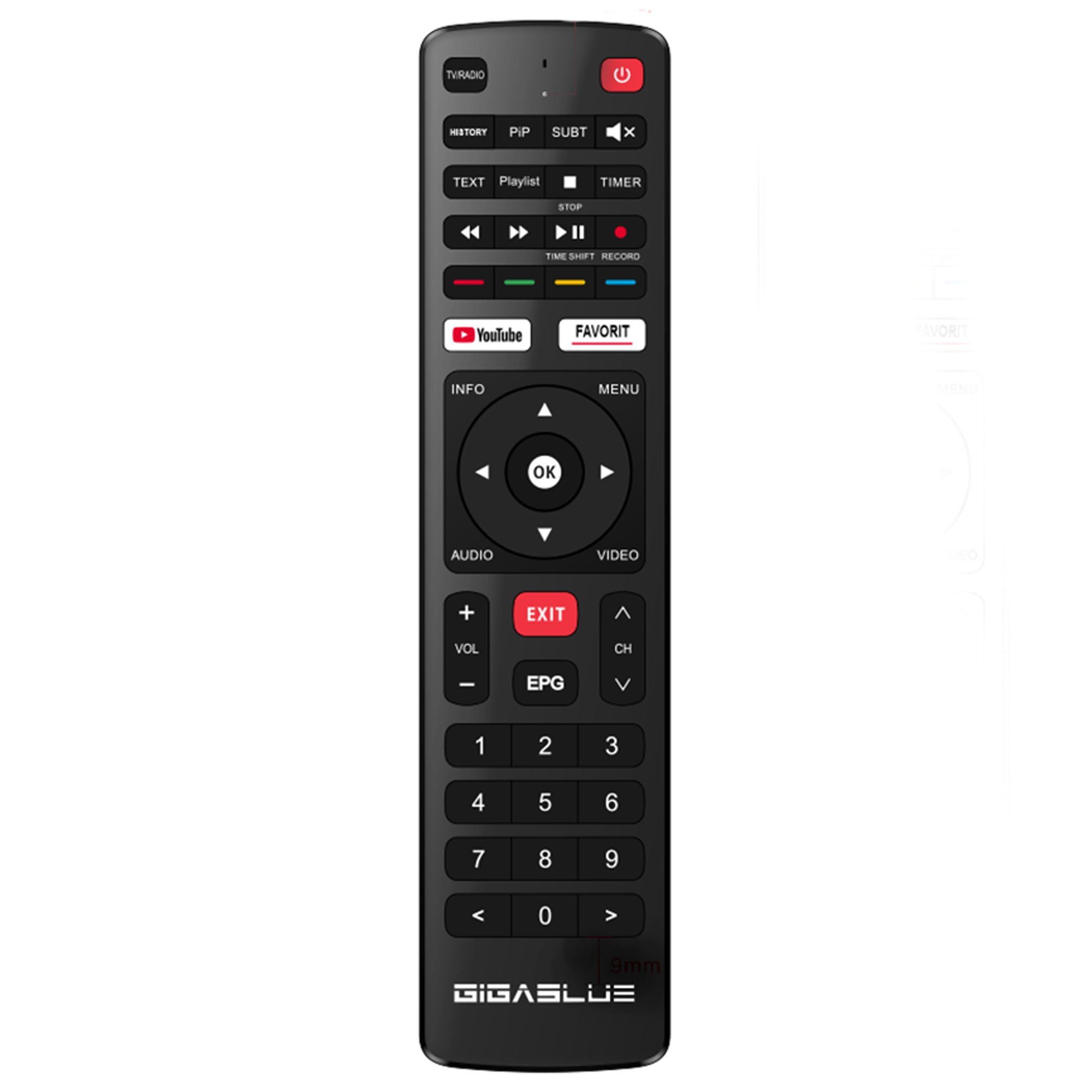 Gigablue Original RCU/Fernbedienung Universal 4K PRO-BT SAT-Receiver