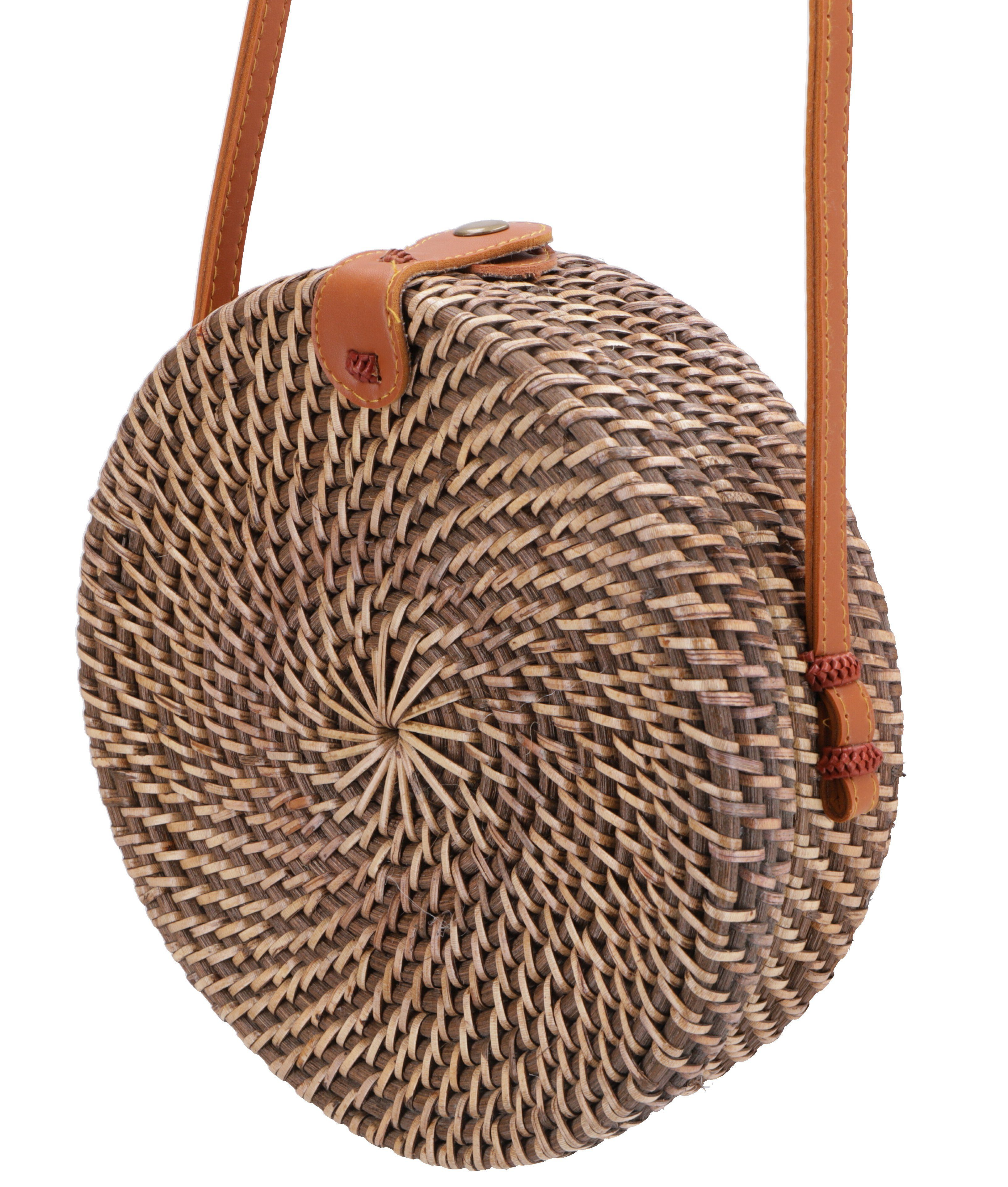 Guru-Shop Korbtasche Geflochtene Handtasche, Korbtasche,.. günstig online kaufen