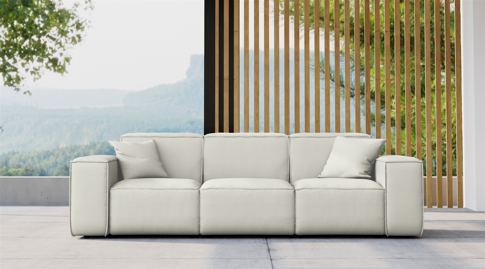 Fun Möbel Loungesofa Gartensofa Sofa 3-Sitzer günstig online kaufen