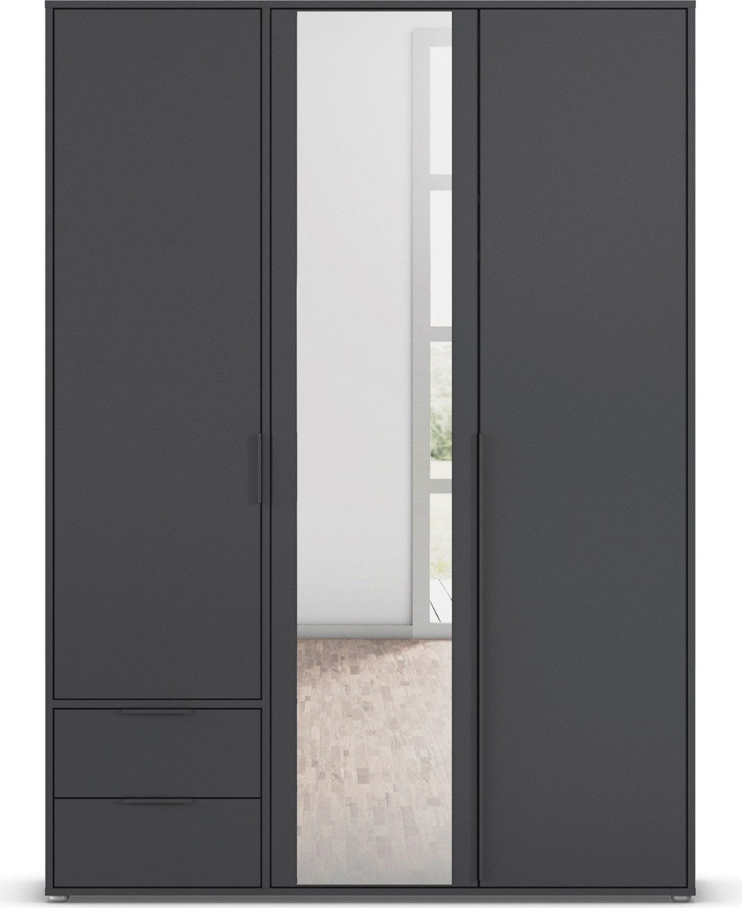 rauch Drehtürenschrank "Kleiderschrank Schrank Garderobe Wäscheschrank NAGA günstig online kaufen