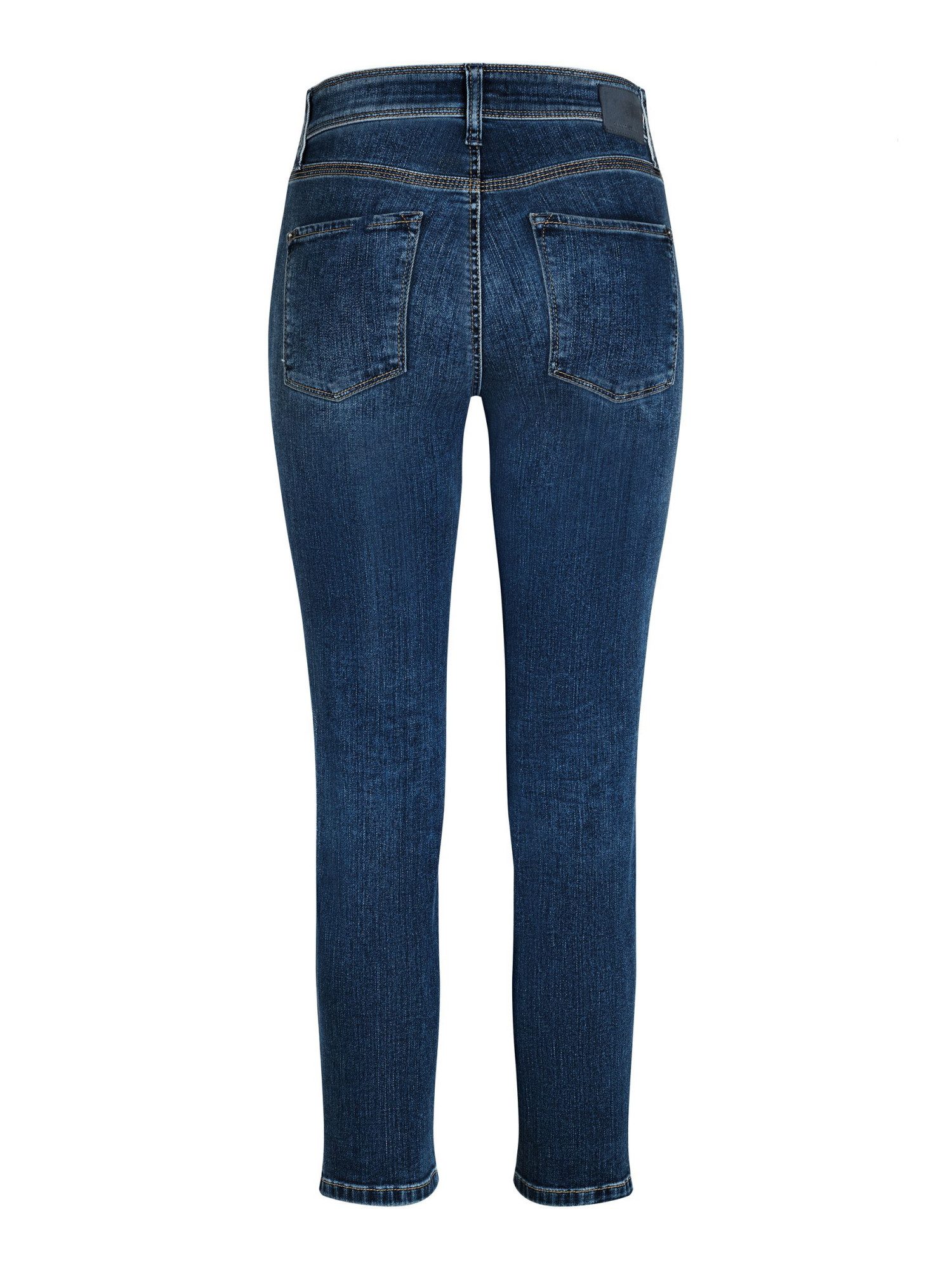 Cambio Stretch-Hose blau,Casual,Baumwolle,Unifarben,Skinny,Mittel