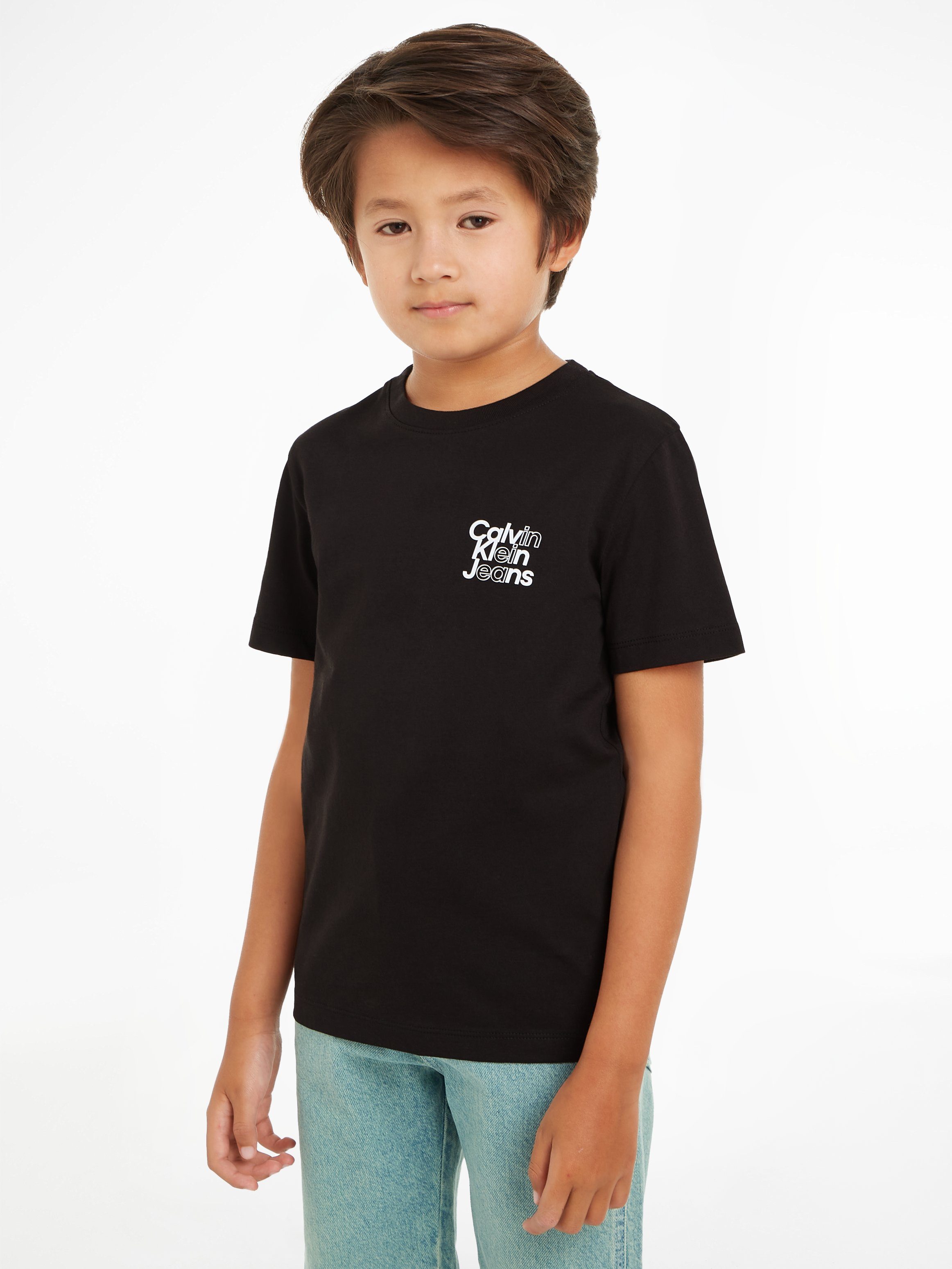 Calvin Klein Jeans T-Shirt SS bis INST.LOGO REG. 16 MINI T-SHIRT Kinder Jahre