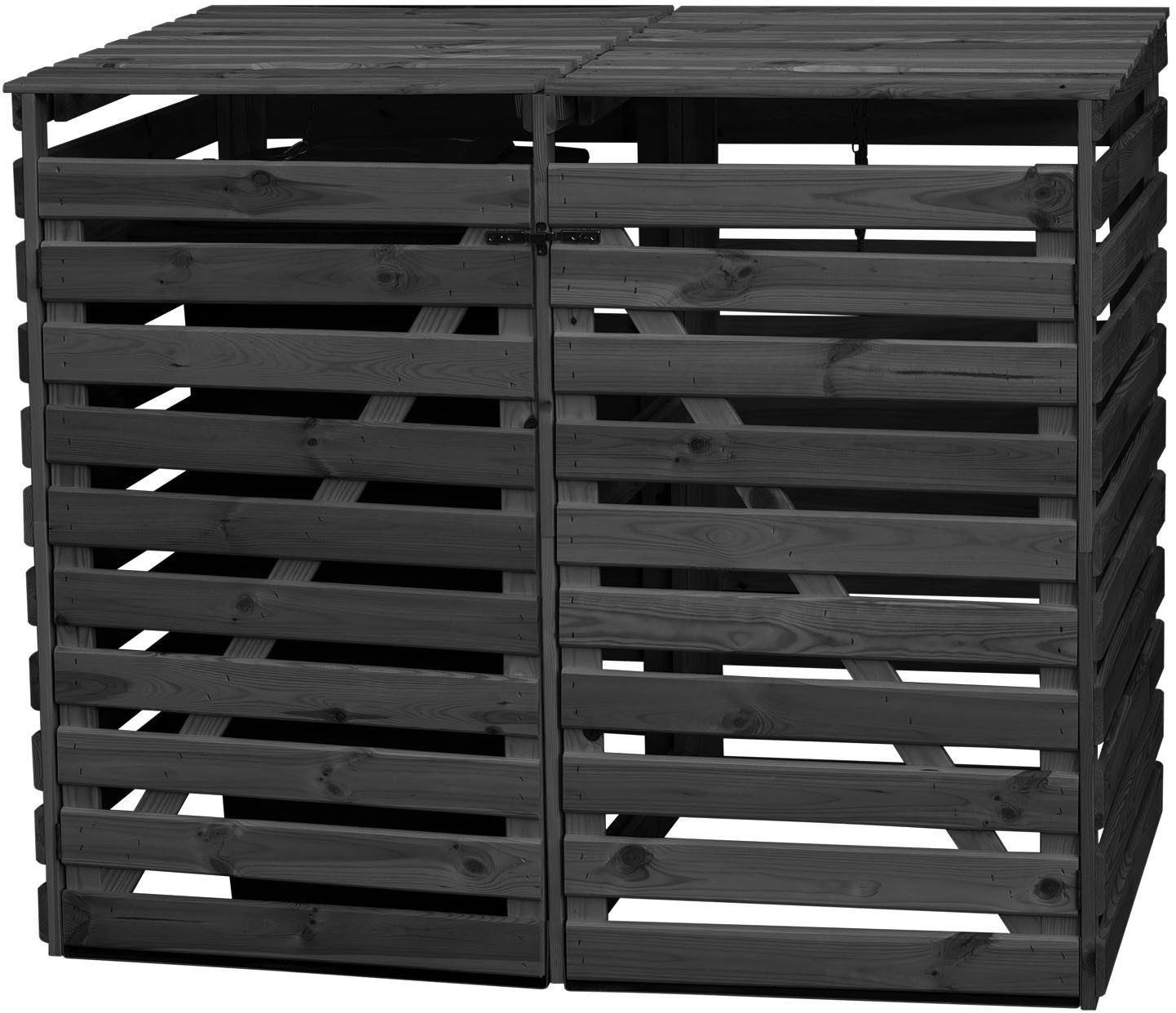promadino Mülltonnenbox Vario V, für 2 günstig online kaufen