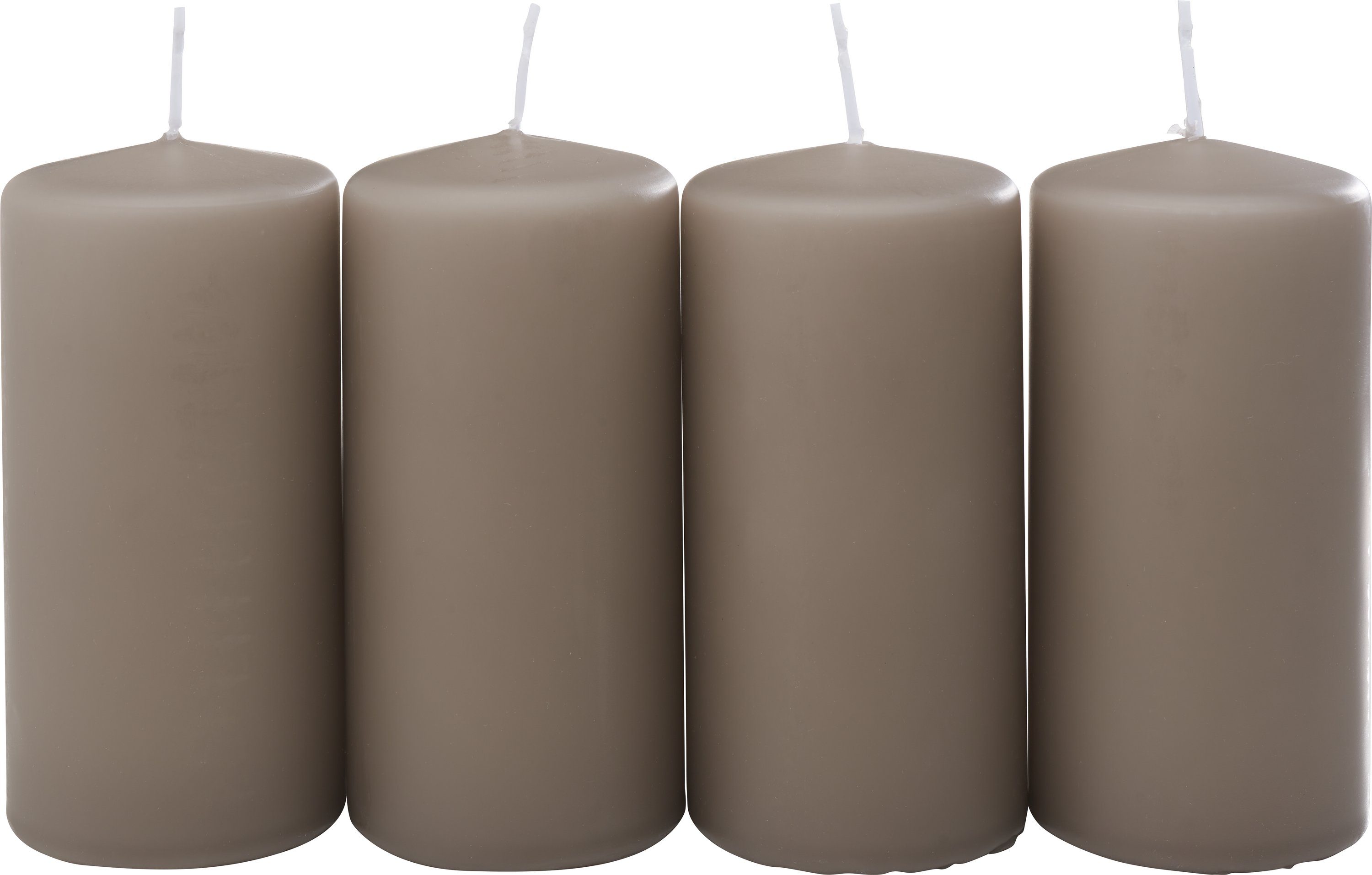 Wenzel Stumpenkerze Stumpenkerze, 4 Stück günstig online kaufen