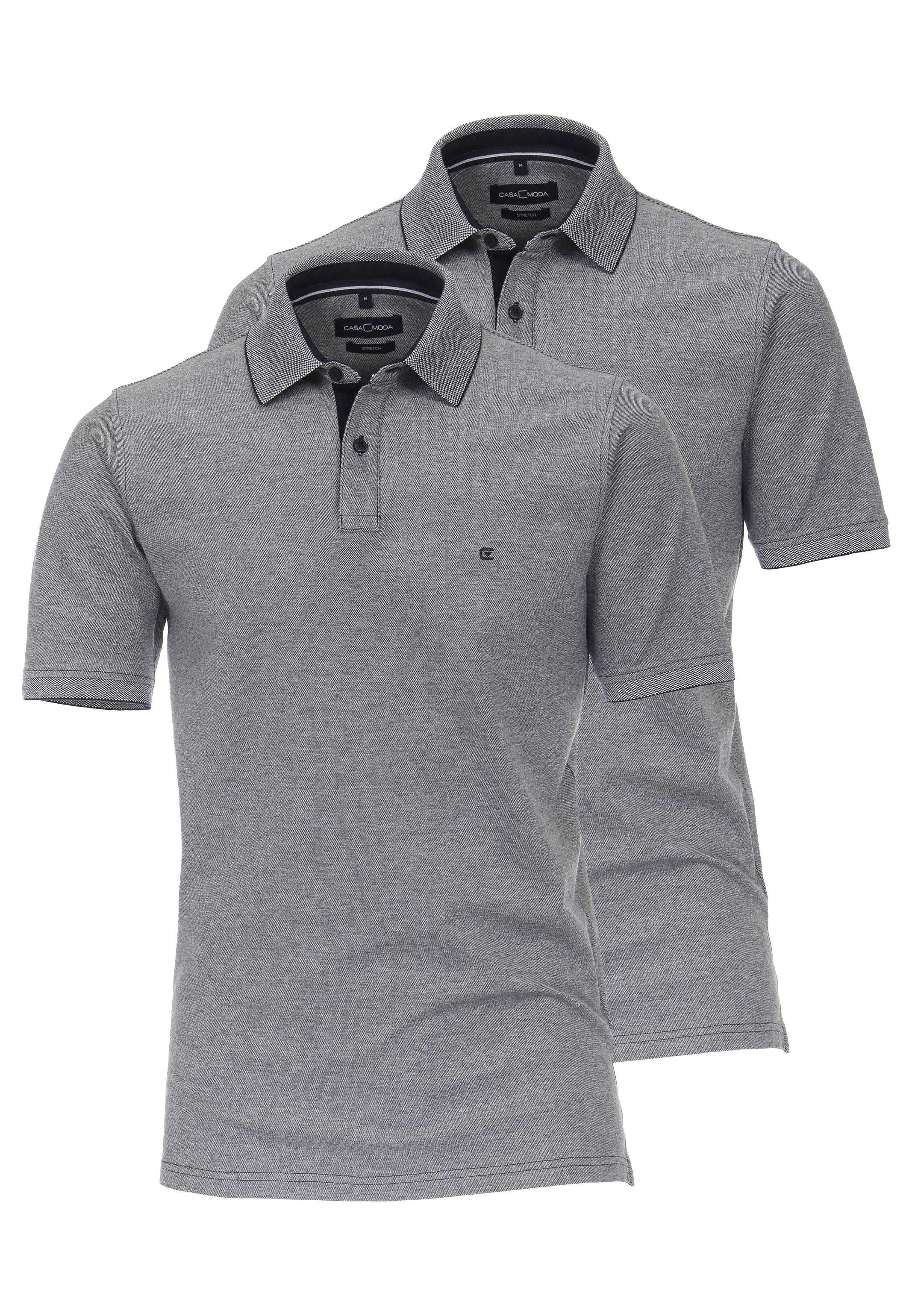 CASAMODA Poloshirt 2er Pack Basic (Spar-Set, günstig online kaufen
