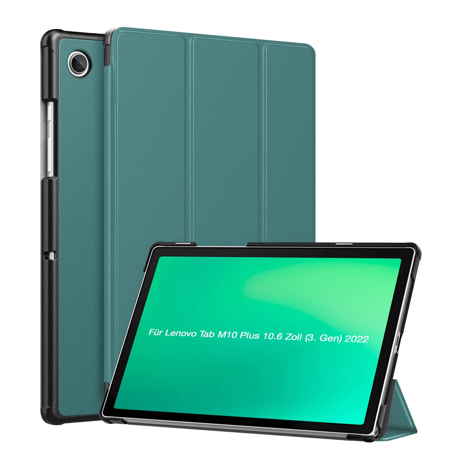 Tec-Expert Tablet-Hülle Tablet Cover Hülle für Lenovo Tab M10 Plus 10,6 Zoll (3.Gen) 2022 10.6 Zoll, 10.6, Schutzhülle Klapphülle Tasche Case