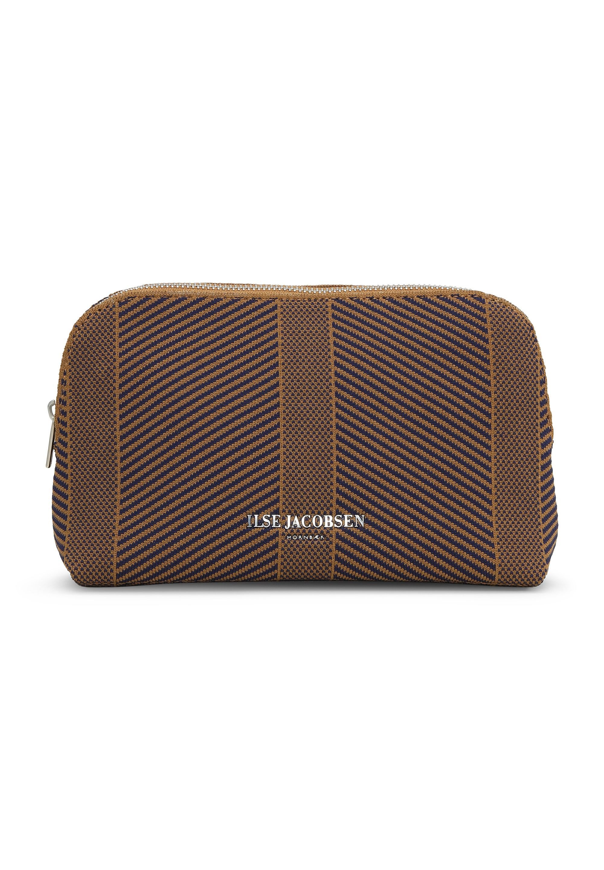 Ilse Jacobsen Kosmetiktasche KNITTY02, Stricktasche, trendiges Muster, Logo-Reißverschluss, Innentasche