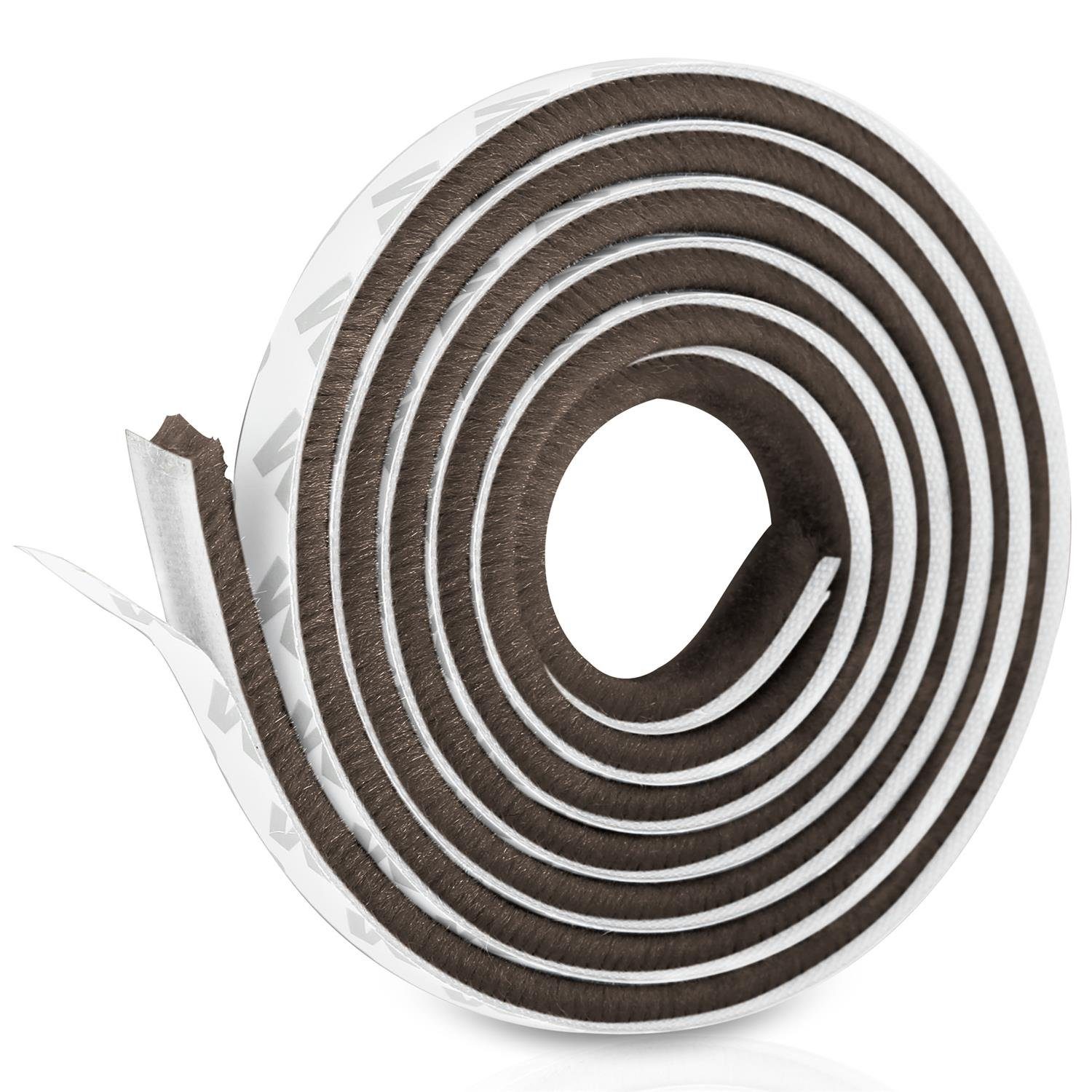 Intirilife Türdämpfer, Bürstendichtung Weiß selbstklebend 5 Meter Länge x  Breite 9mm x Höhe 5mm aus Polypropylen online kaufen | OTTO