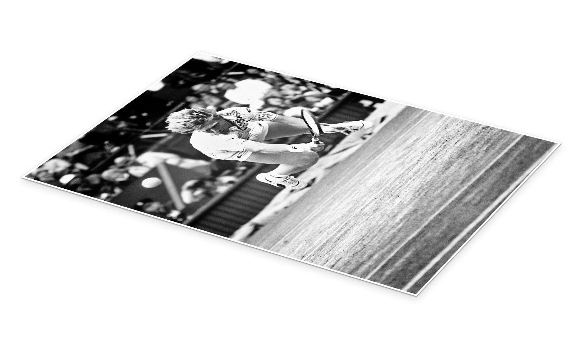 Posterlounge Wandbild Tennisspieler Boris Becker, Wimbledon-Spiel, 5. Juli 1988, Bridgeman Images, erhältlich als Poster, Leinwandbild, Wandsticker oder Acrylgl – Bild 2 von 5