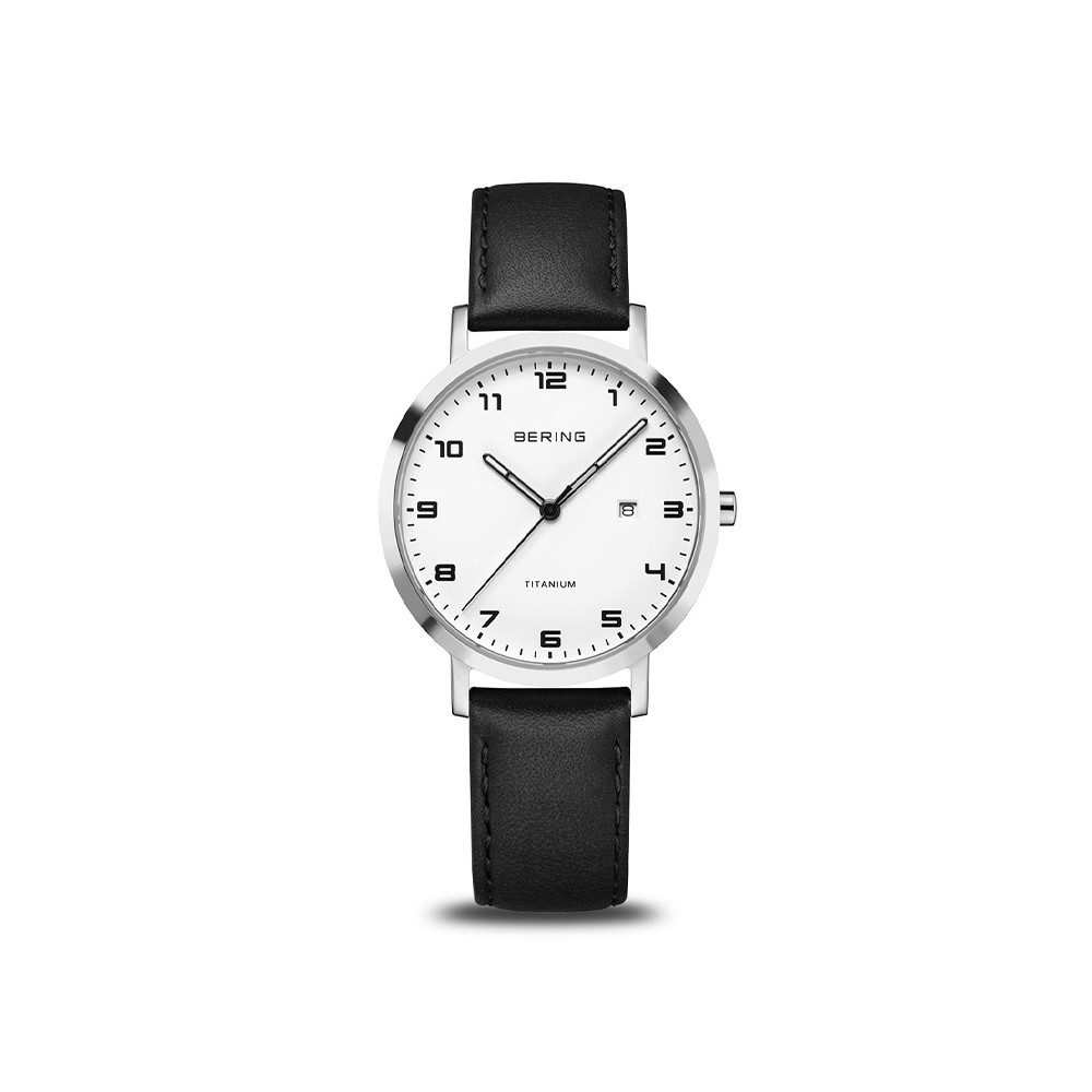 Quarzuhr Bering Titanium silber poliert/gebürstet 18634-404 18634-404