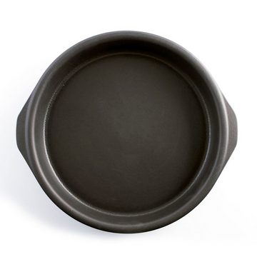 Quid Auflaufform Quid Auflaufform Kochtopf Schwarz aus Keramik 22 cm 12 Stück, Keramik