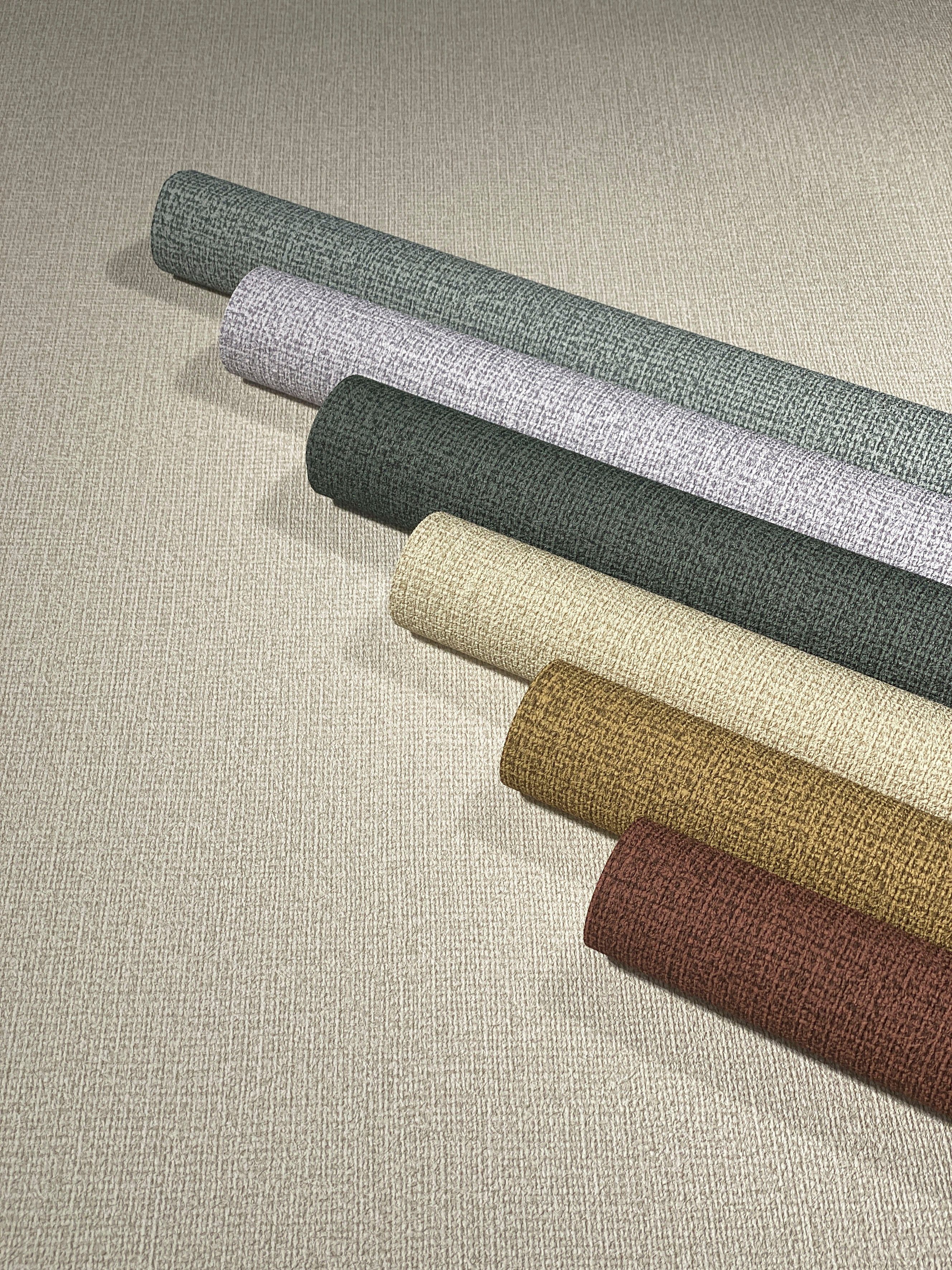 Marburg Vliestapete Yute, texturiert, uni, moderne Tapete für Wohnzimmer Schlafzimmer Küche