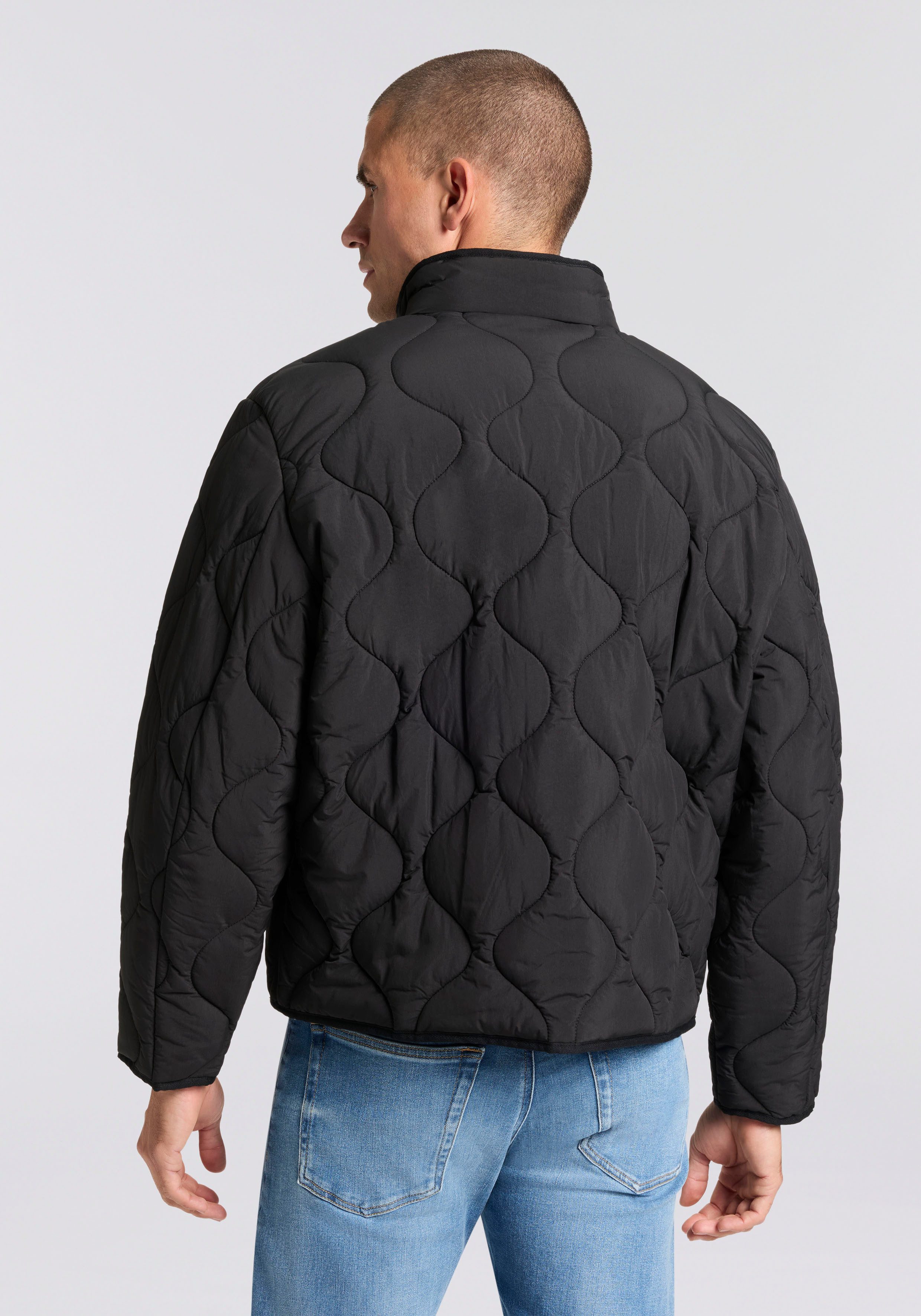 HUGO Blue Steppjacke Boco mit Stehkragen, relaxed fit, Reißverschlusstasche günstig online kaufen