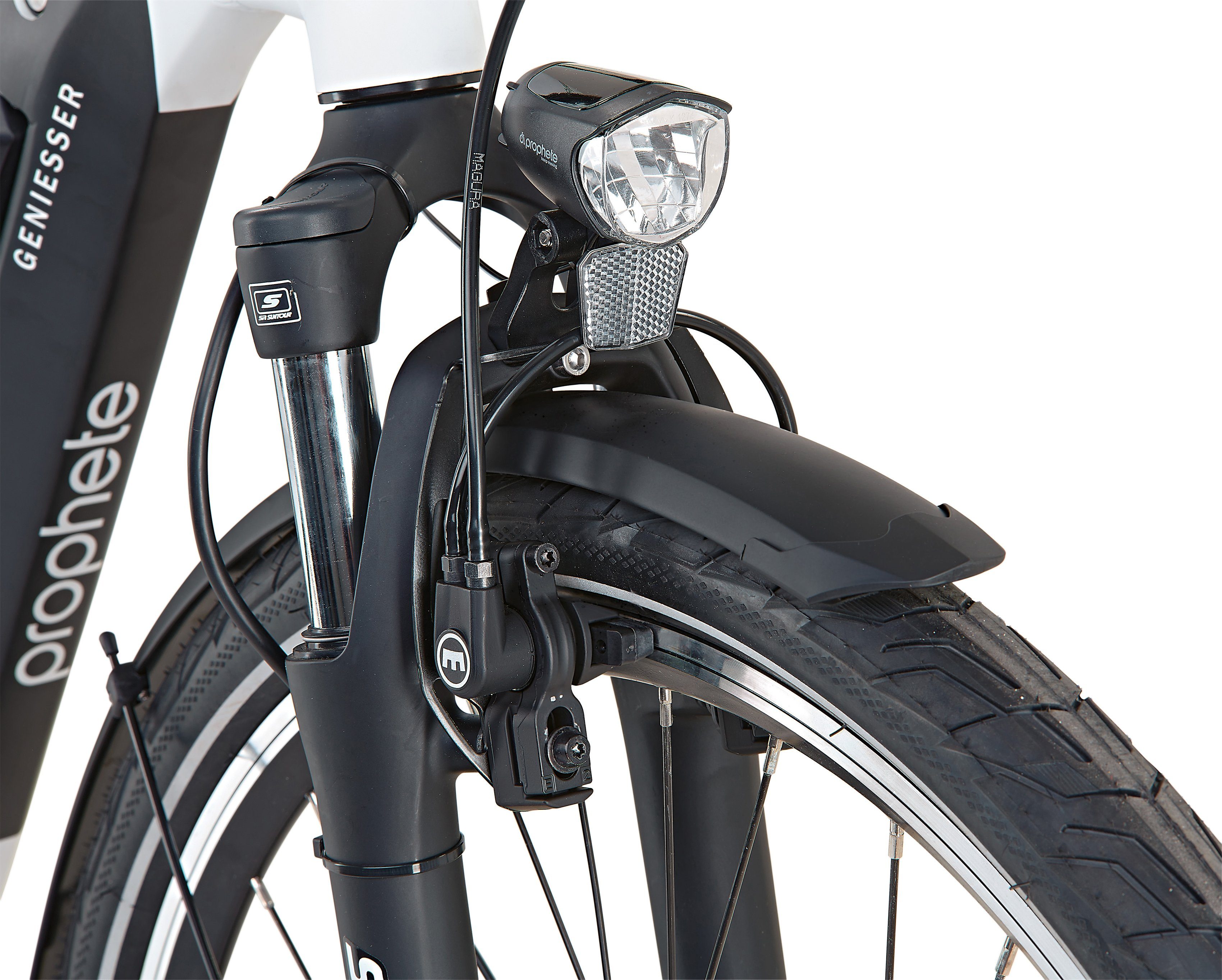 Prophete E-Bike Cityrad Geniesser 22.EMC.20, 7 Gang Shimano Nexus Schaltwerk, Nabenschaltung, Frontmotor, 374 Wh, Pedelec, Elektrofahrrad für Damen u. Herren