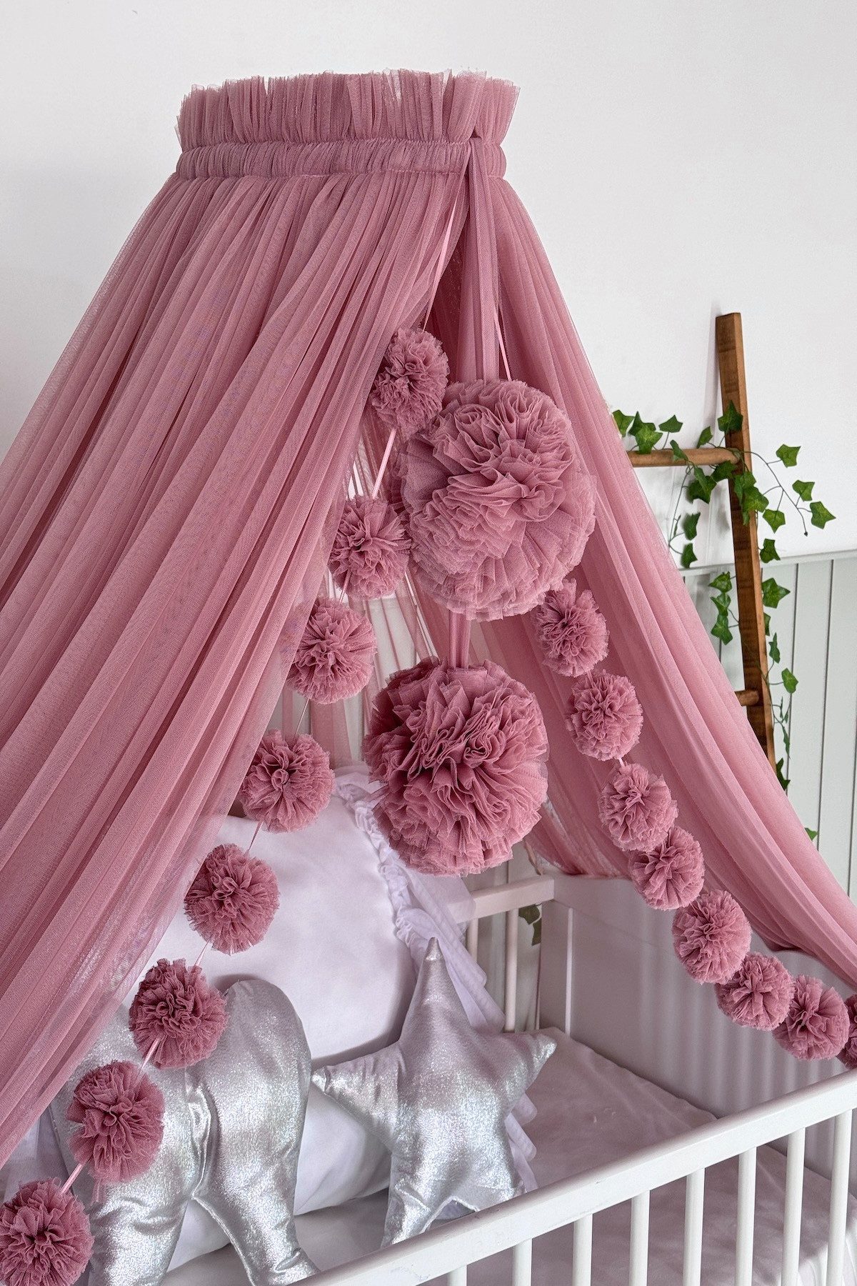 Baby Fancyroom Betthimmel Betthimmel aus 12 Meter Tüll aus 1. Klasse für Ki günstig online kaufen