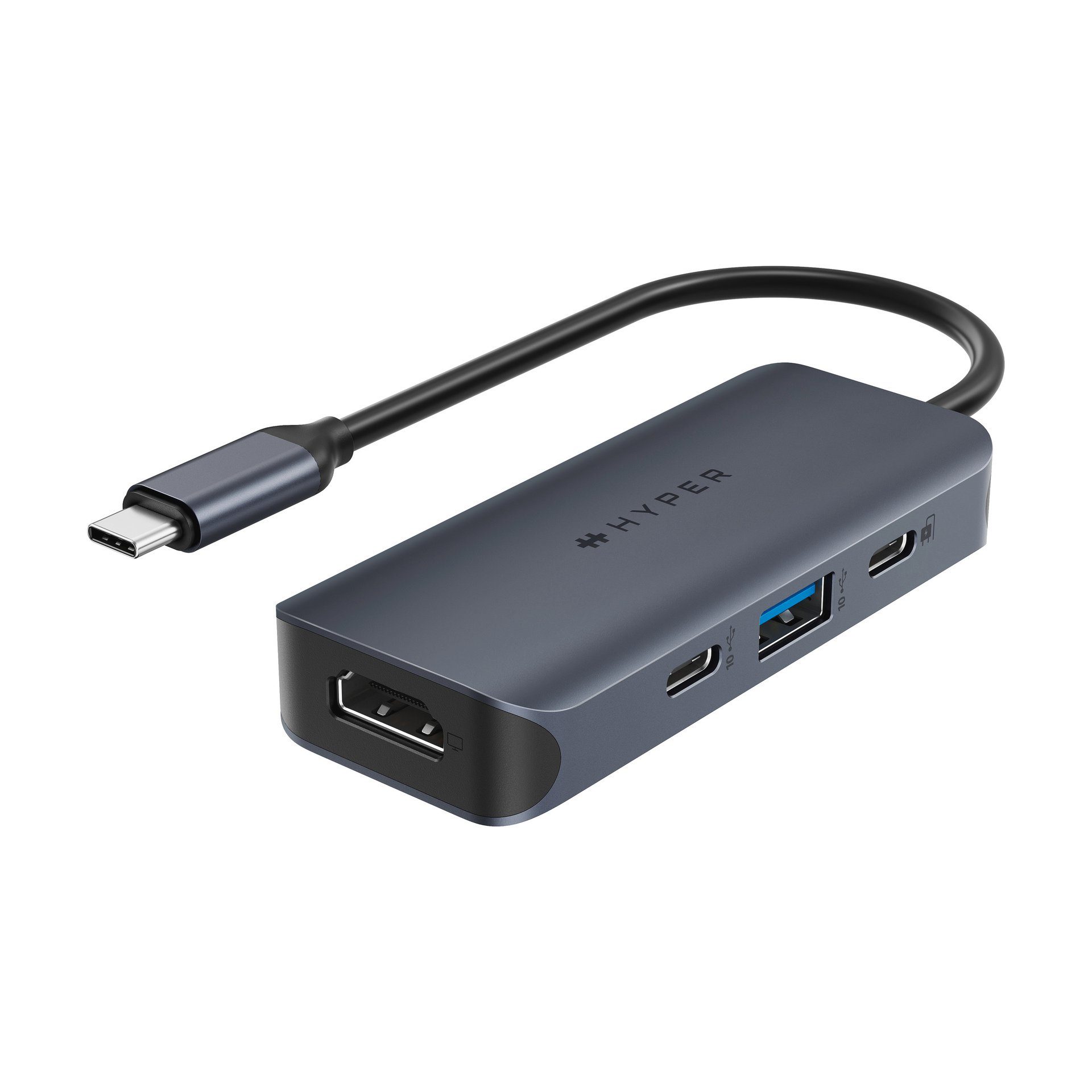 USB-Verteiler HyperDrive EcoSmart Gen.2 Universal USB-C 4-in-1 Hub