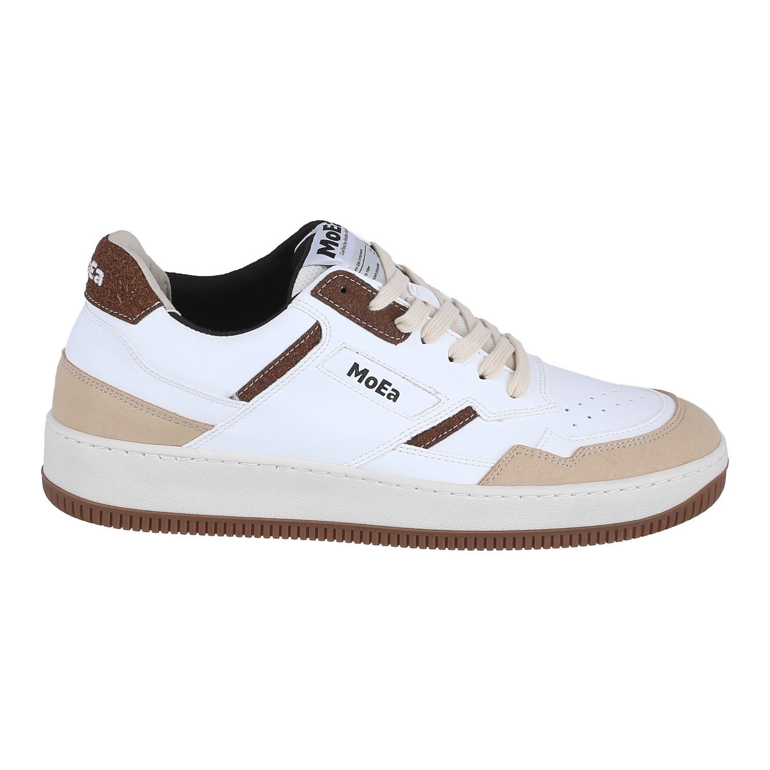 Moea Gen1 - Suede White & Brown - weiss/beige/braun Sneaker günstig online kaufen