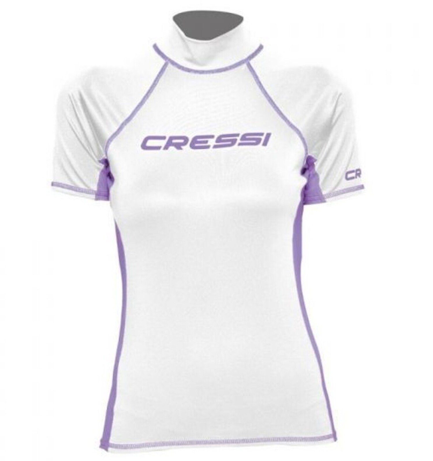 Sehr beliebt und von höchster Qualität Cressi Rash Guard Rash Sleeve LADY Cressi white Guard Short Damen