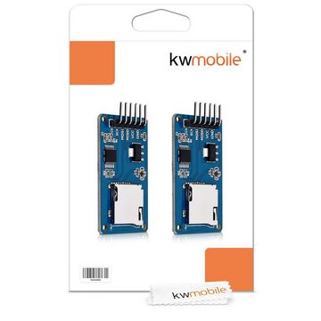 kwmobile 2x Micro SD Card Modul für Arduino und andere Microcontroller Computer-Adapter, 4,50 cm